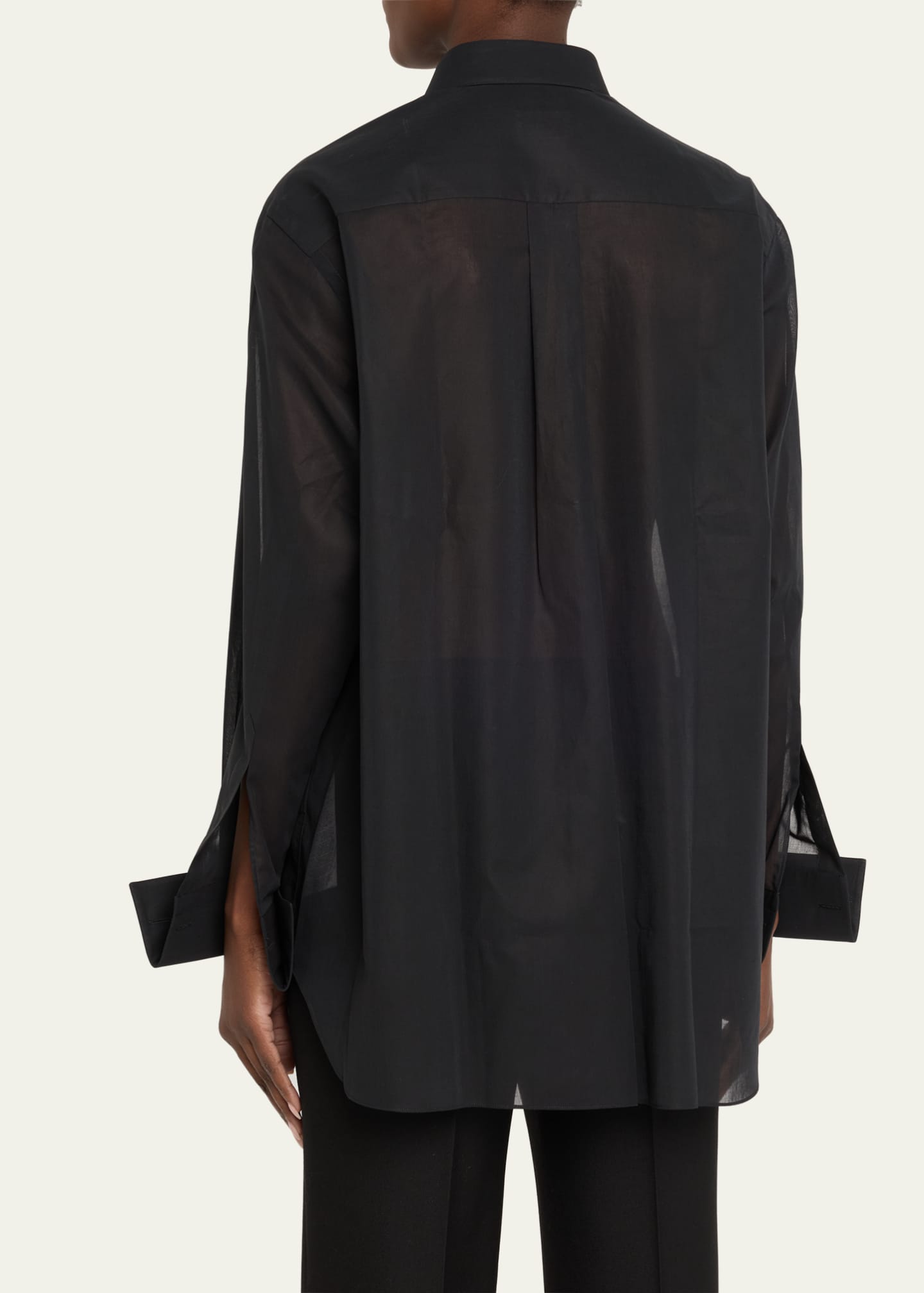 Brioni French Cuff Evening Shirt with Plastron Image 3 of 5