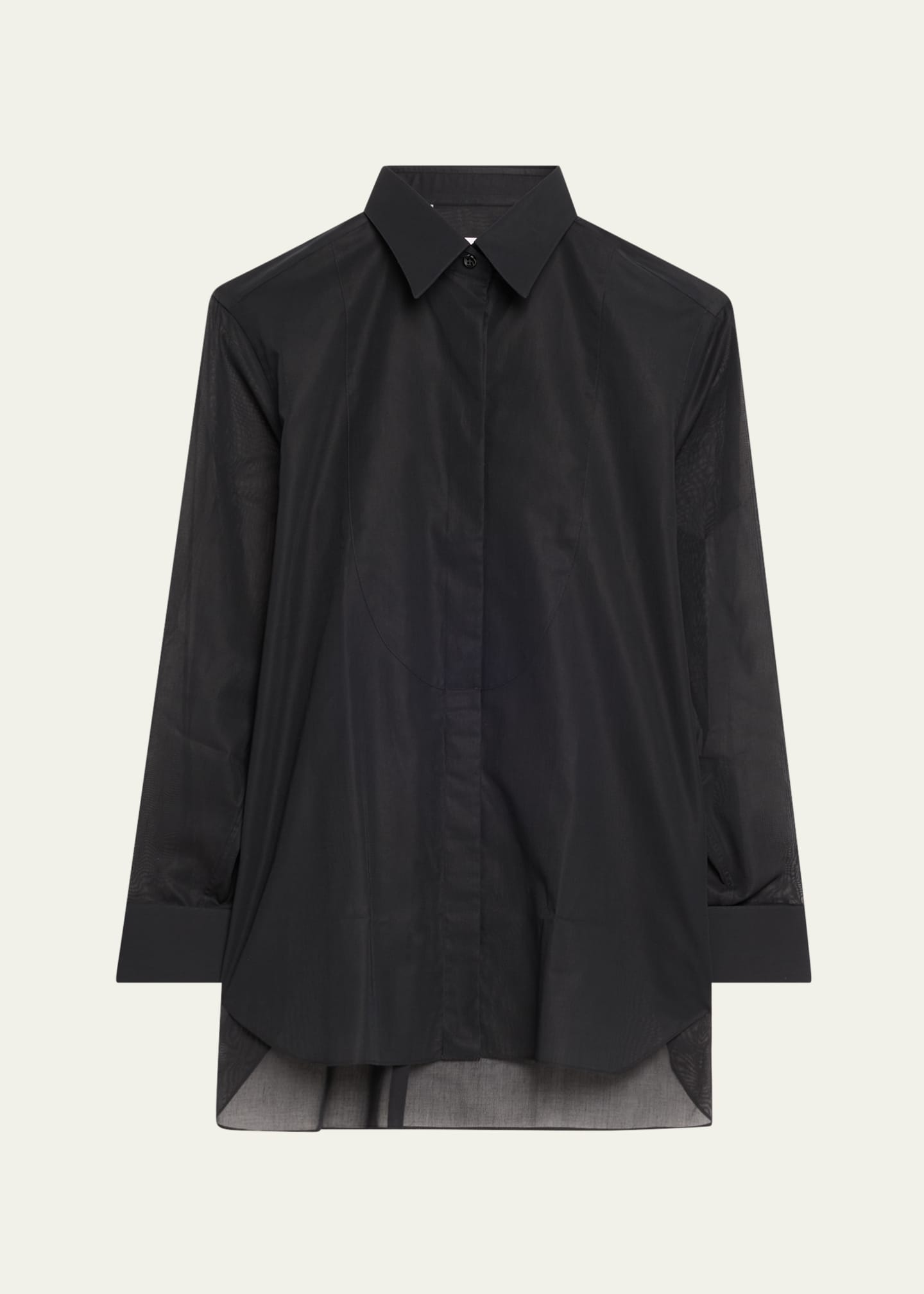 Brioni French Cuff Evening Shirt with Plastron Image 1 of 5