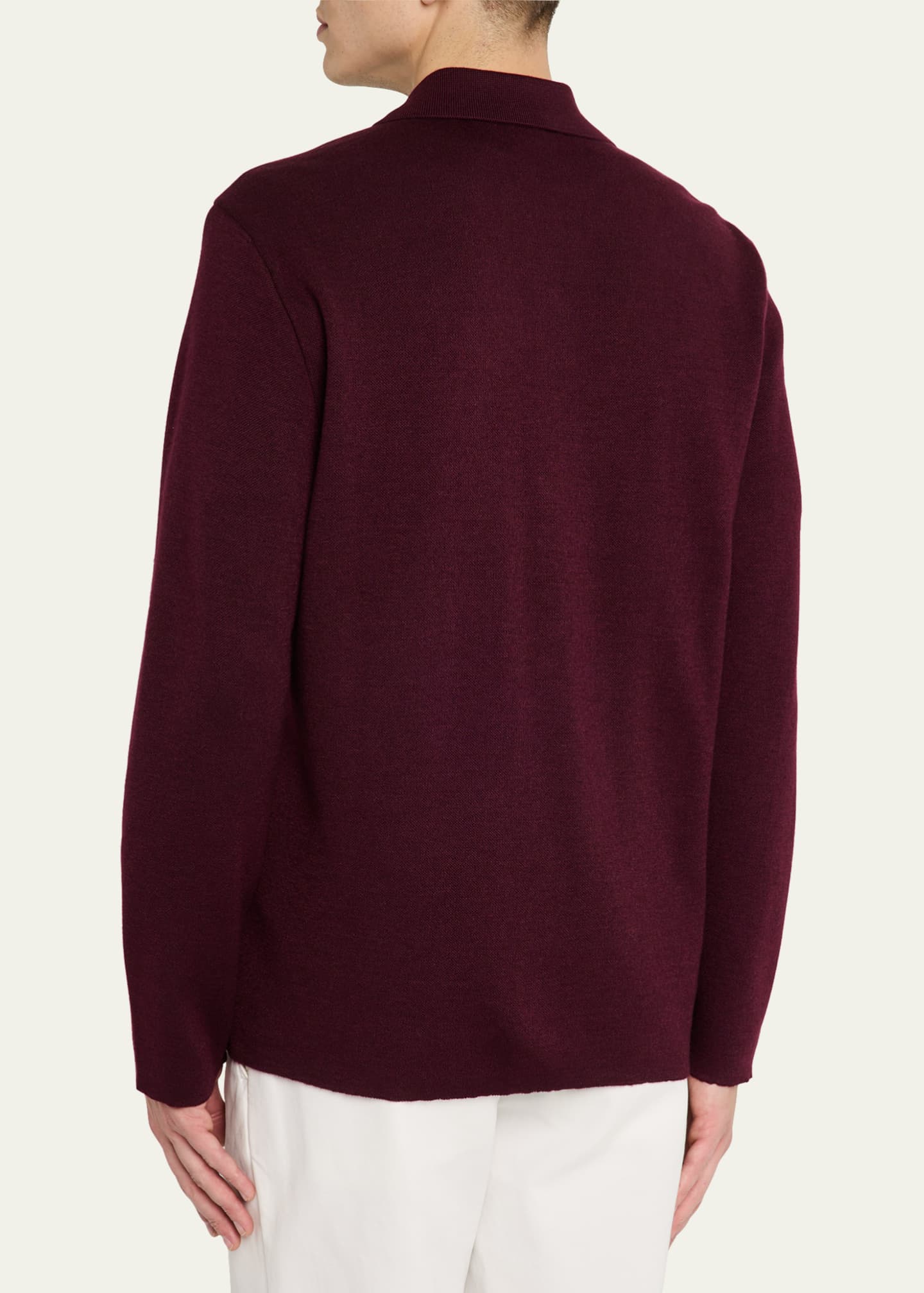 Baldassari Men's Wool Overshirt Image 3 of 5