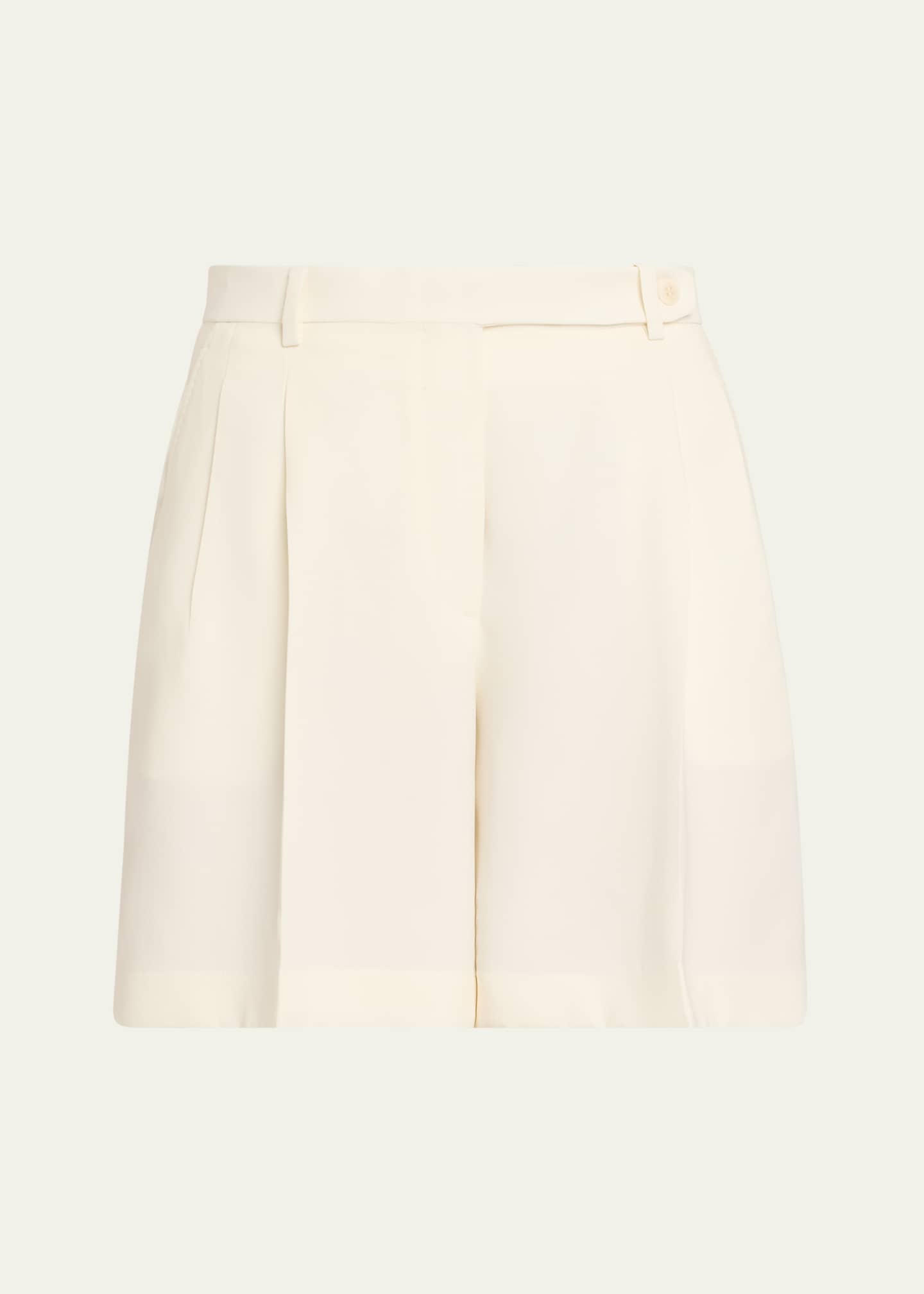 Brioni Con Light Cady Silk Shorts Image 1 of 5