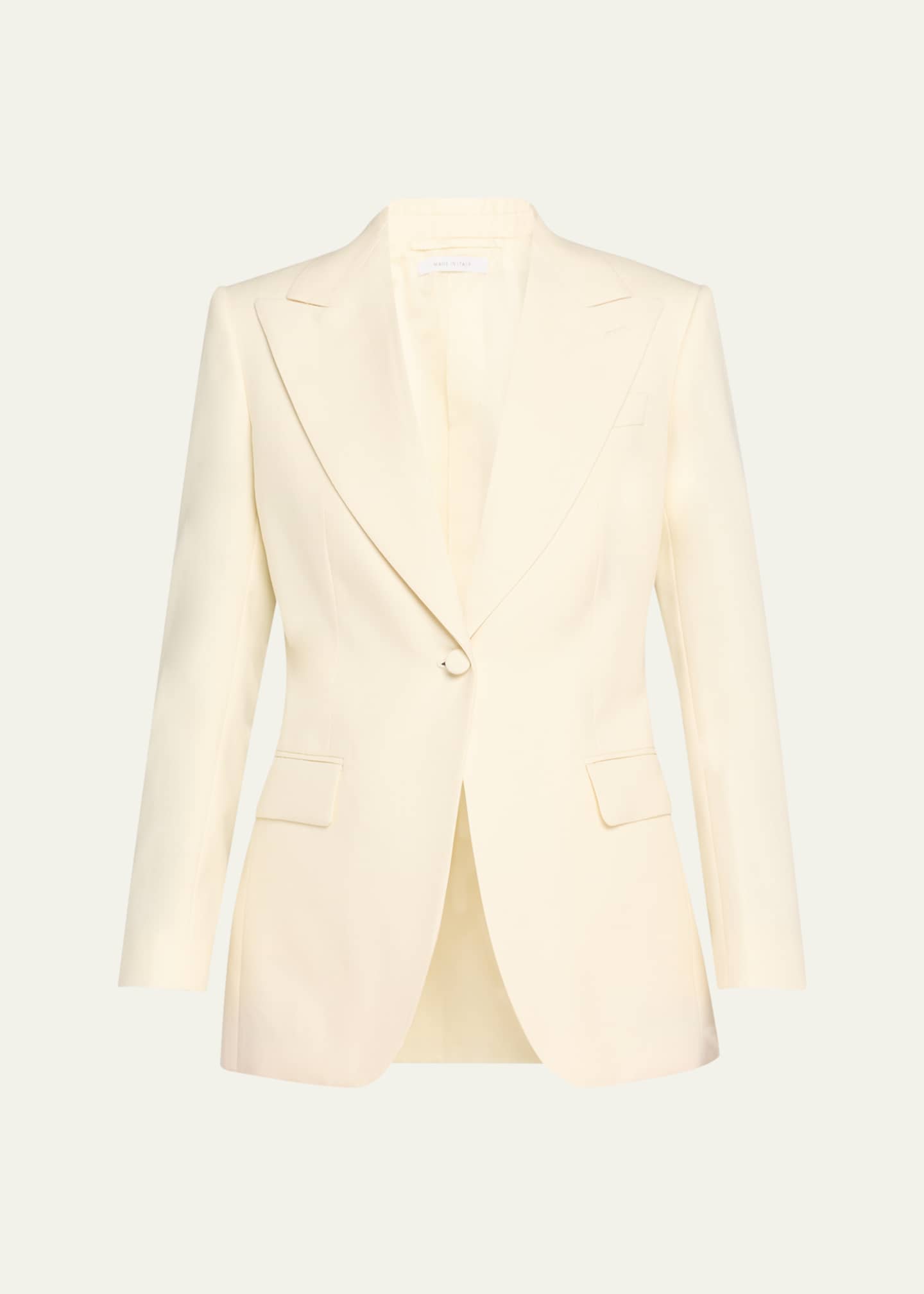 Brioni Herringbone Double-Breasted Wool Jacket Image 1 of 5