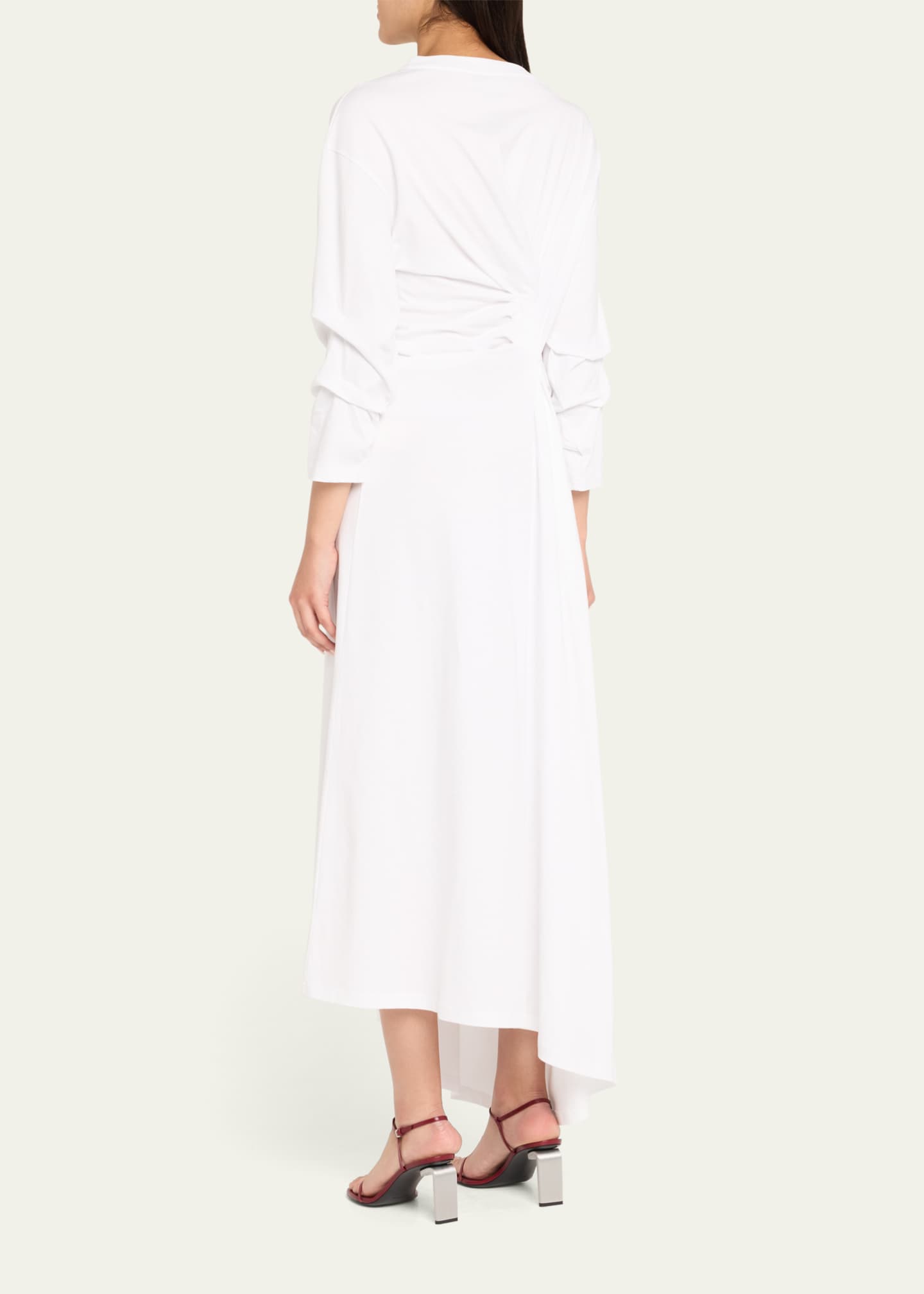 A.W.A.K.E. MODE Knotted Jersey Maxi Dress Image 2 of 4