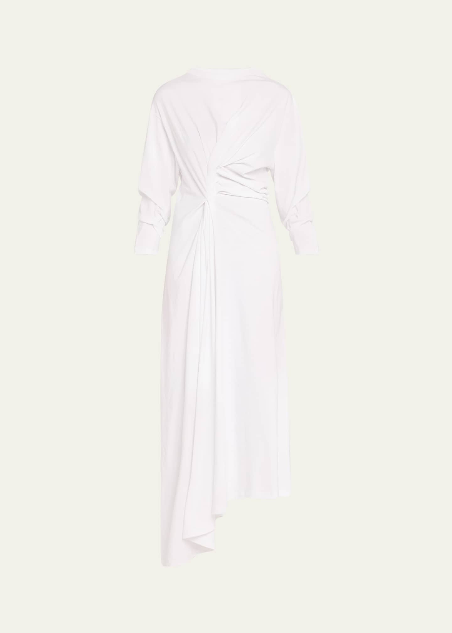 A.W.A.K.E. MODE Knotted Jersey Maxi Dress Image 1 of 4