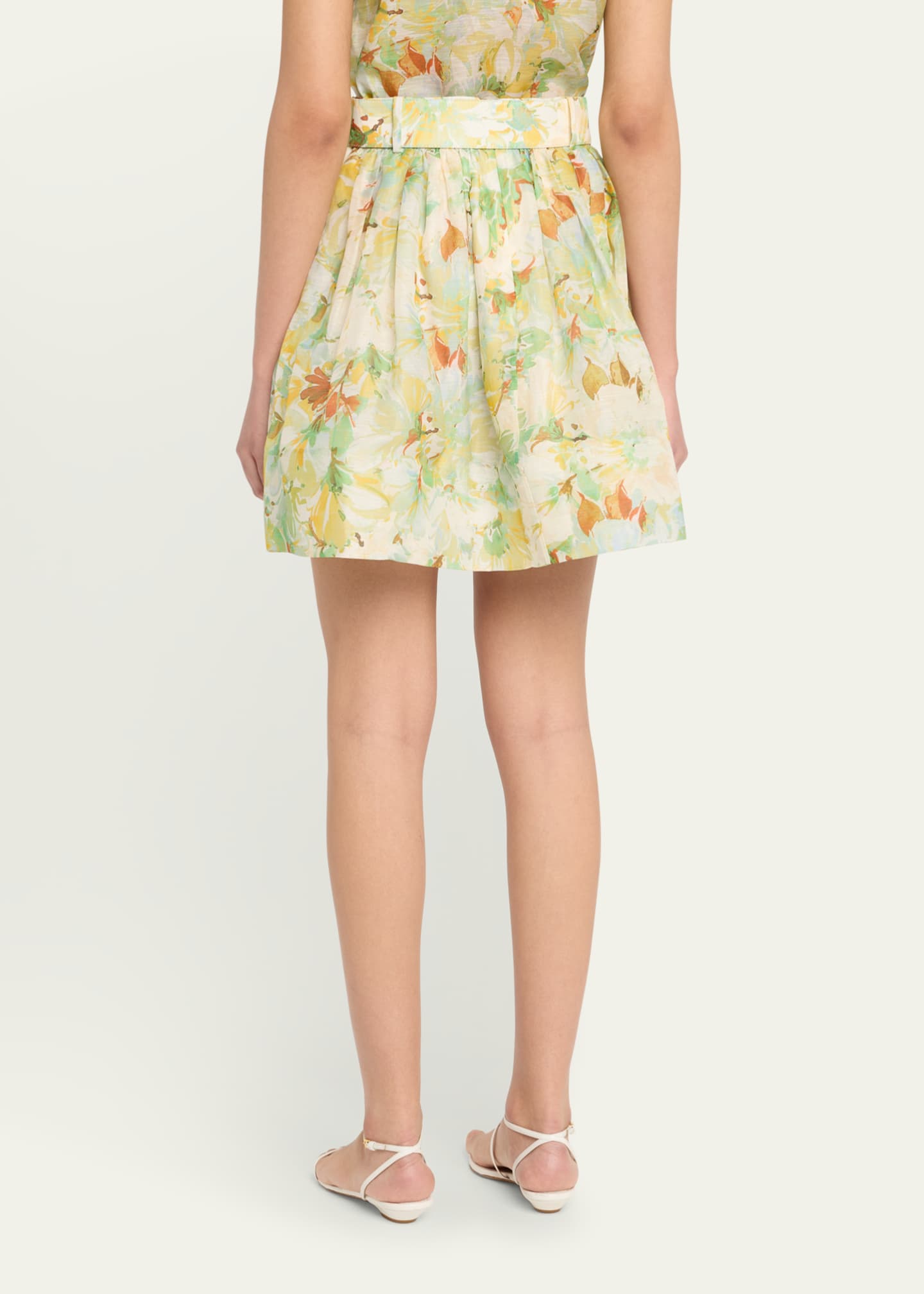 Alba Belted Mini Skirt