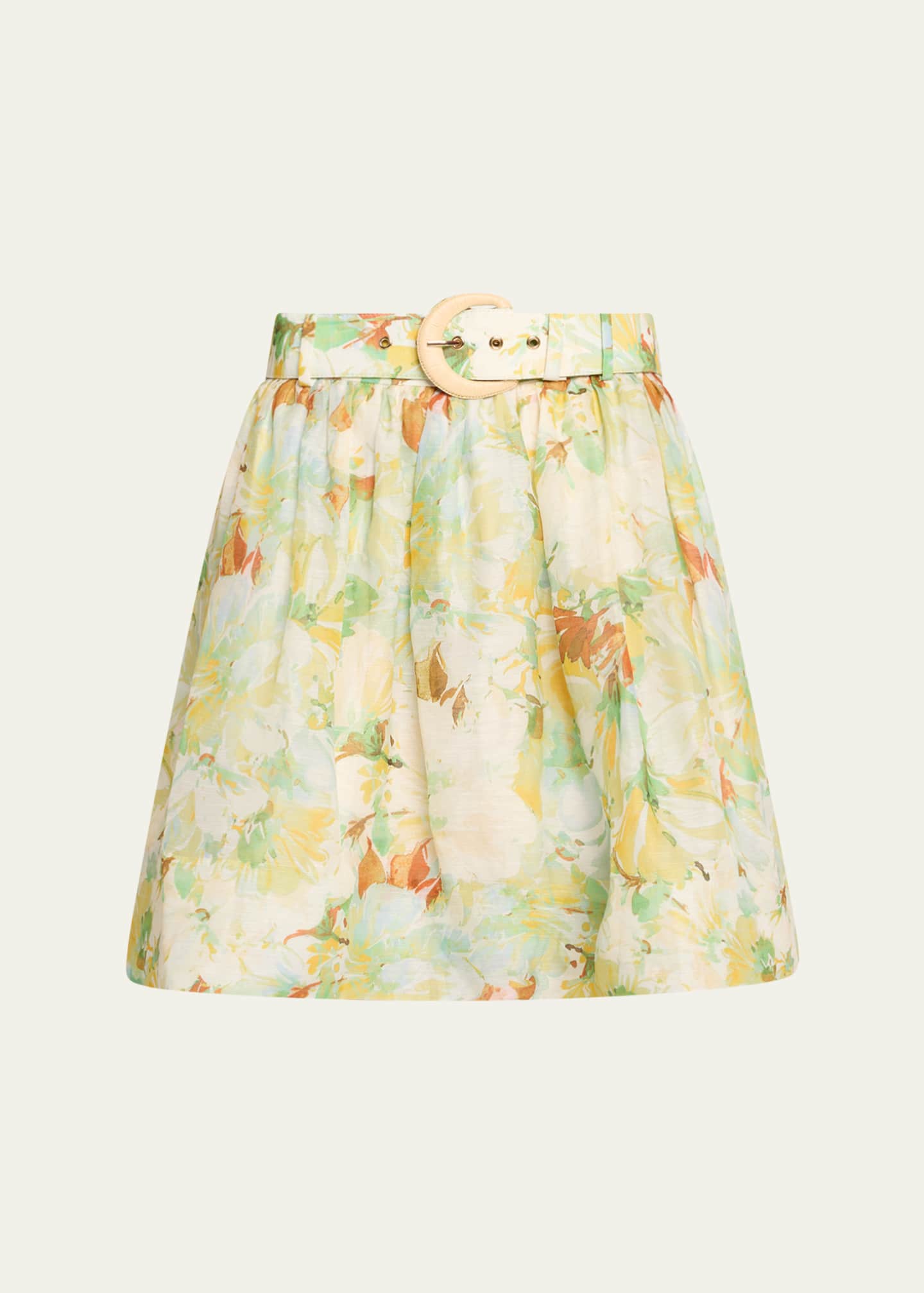 Alba Belted Mini Skirt