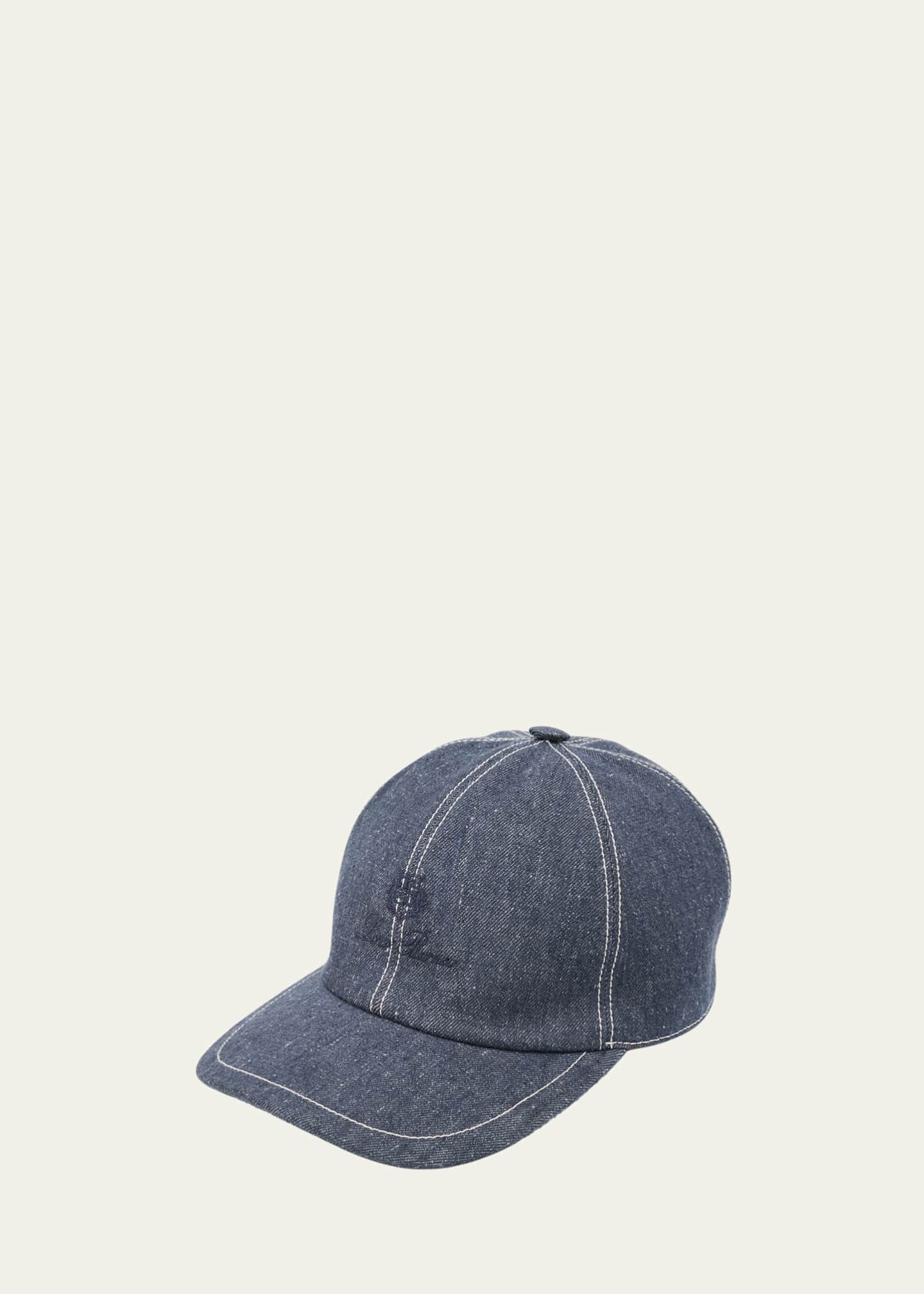 Men's Denim Six-Panel Baseball Cap
