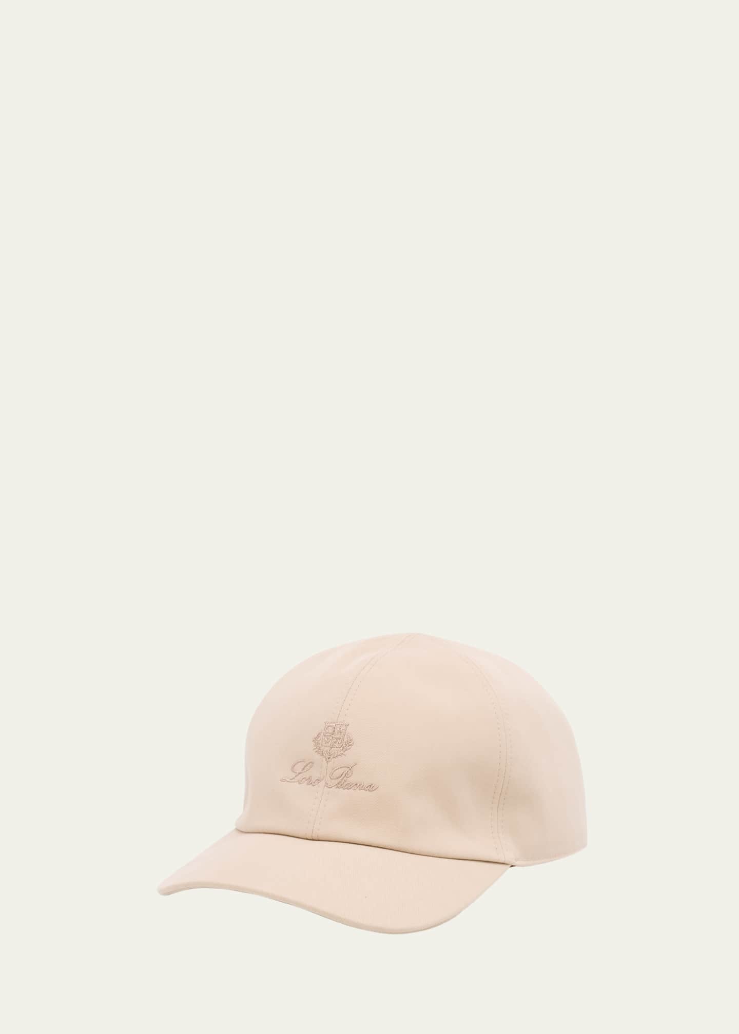 Loro Piana Men's Six-Panel Tonal Logo Baseball Cap Image 1 of 2