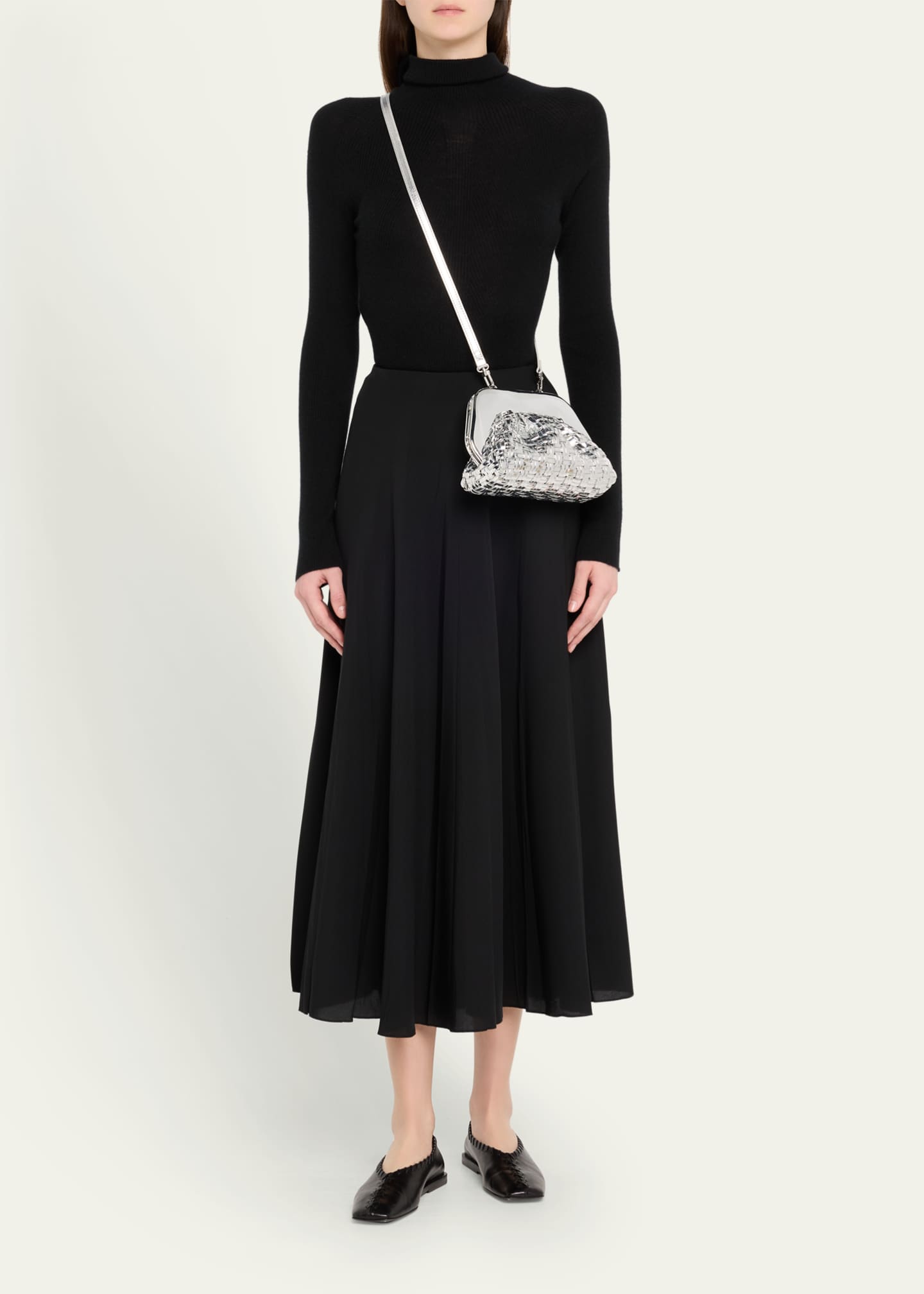 Pink Croc Gea Bag by THEMOIRè | Rent the Runway