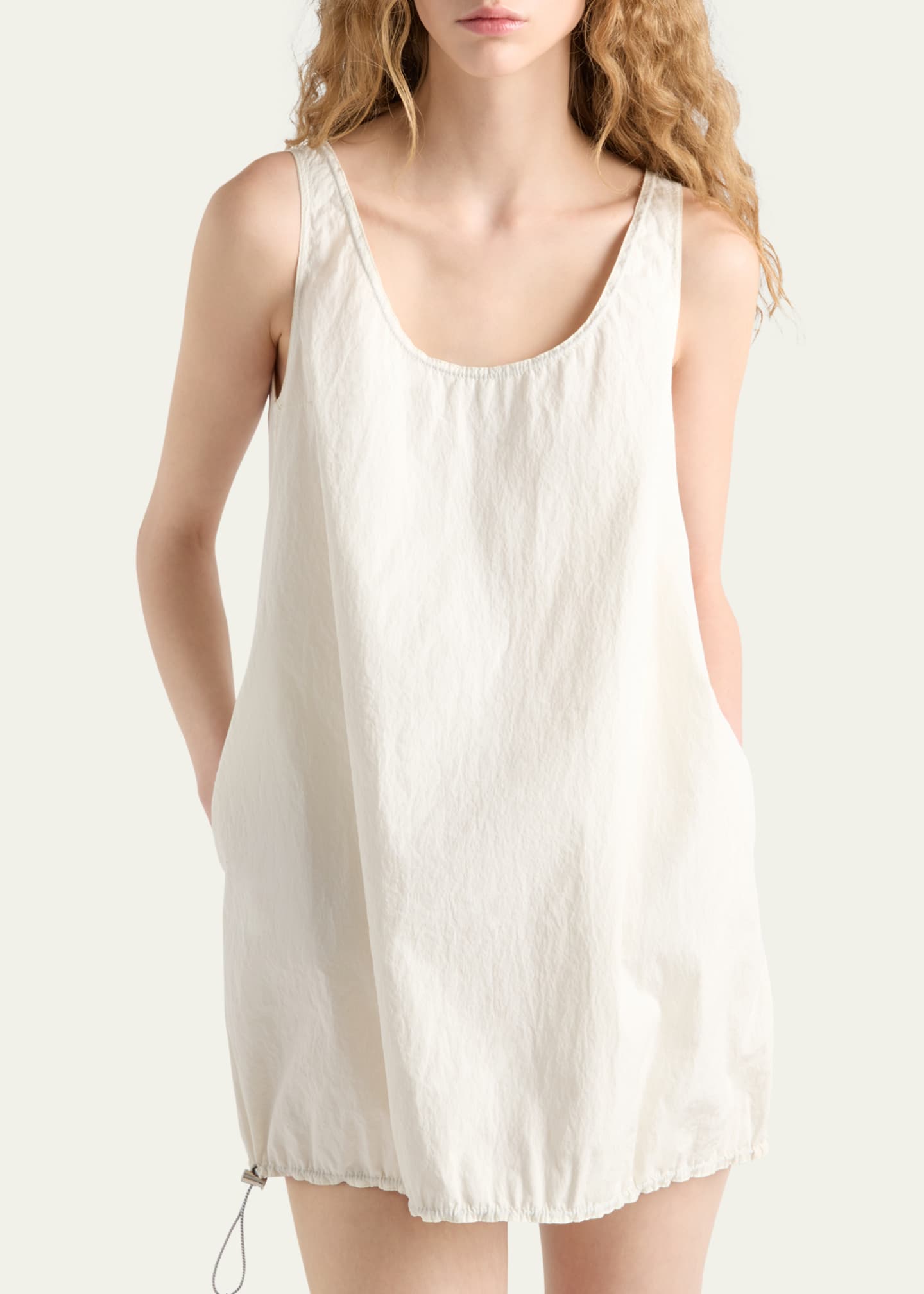 Prada Cinched Drawstring Mini Dress Image 4 of 4