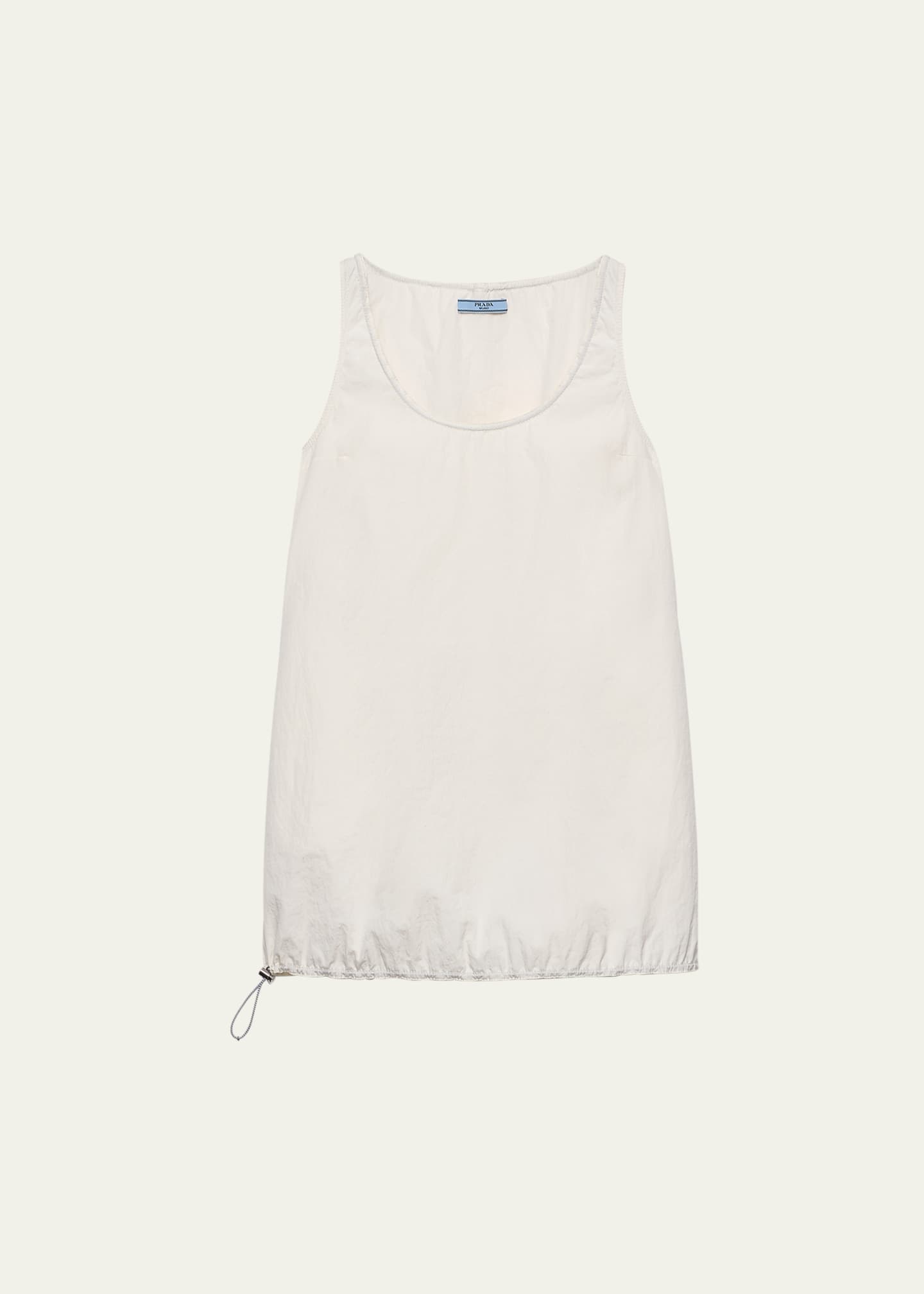 Prada Cinched Drawstring Mini Dress Image 1 of 4