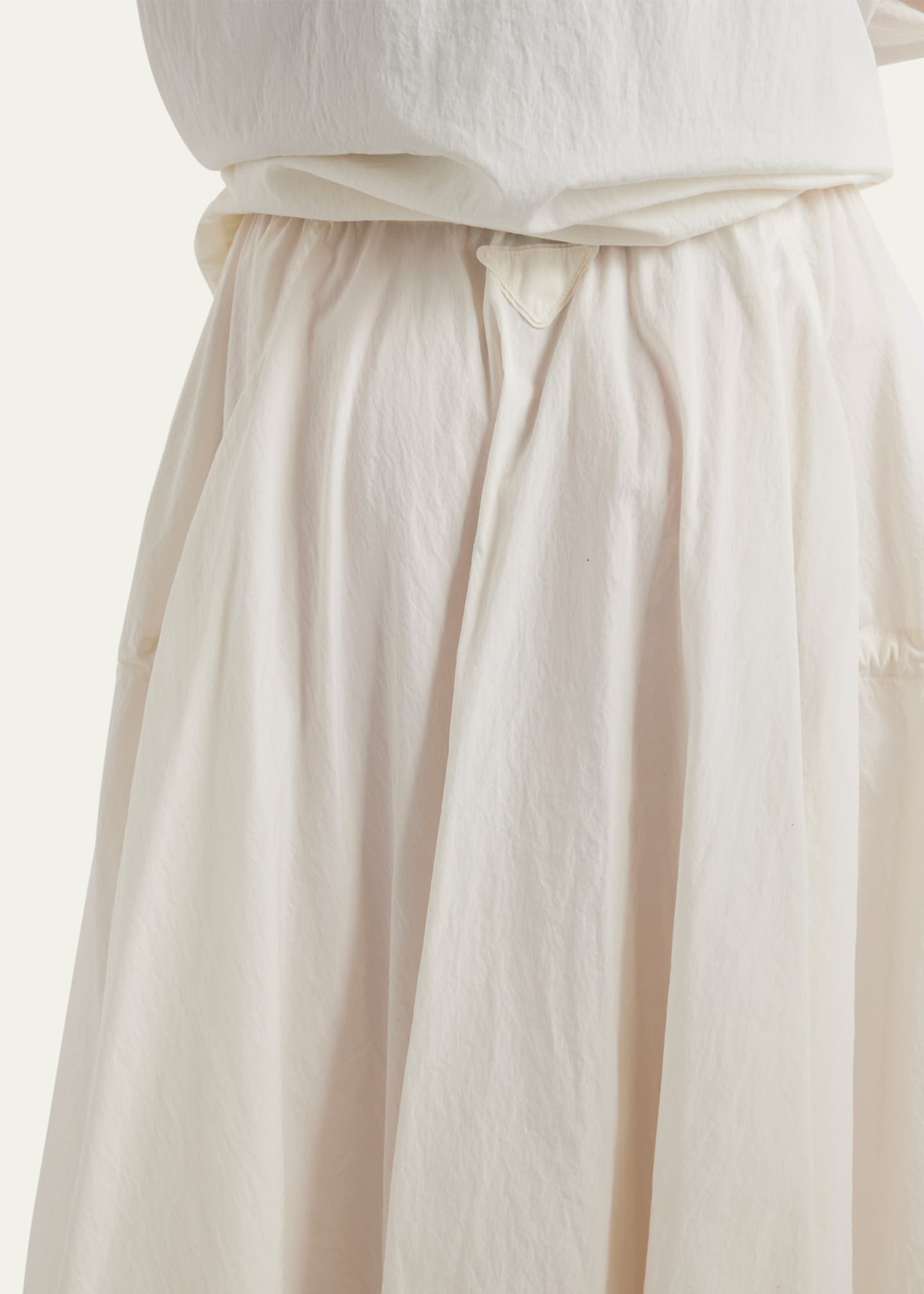 Prada Full Cargo Drawstring Midi Skirt Image 5 of 5