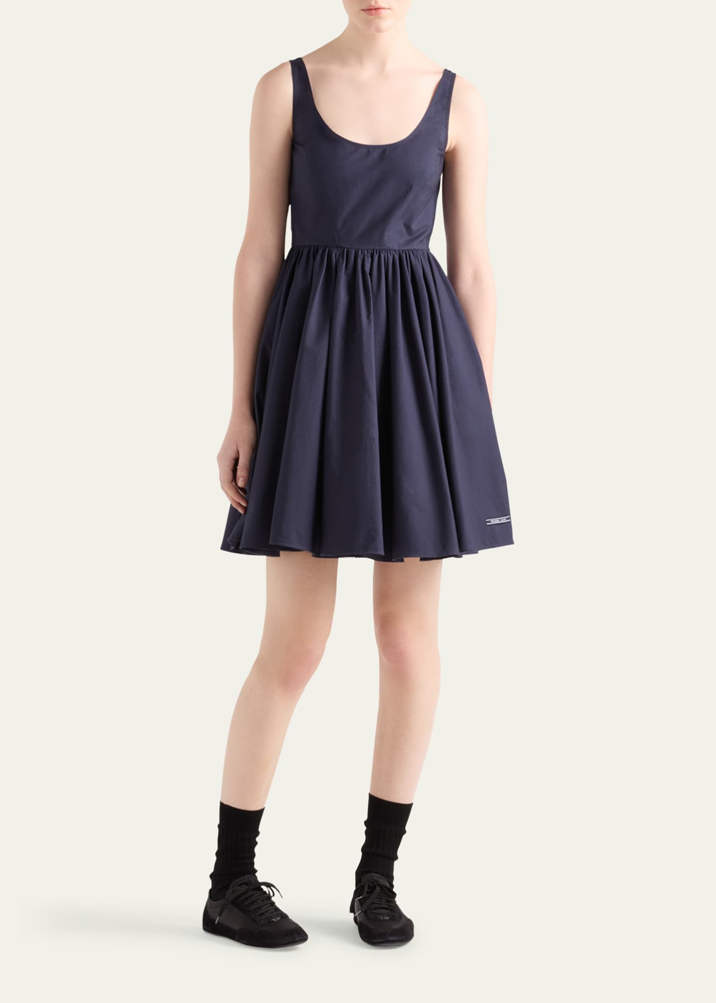 Prada Fit-Flare Mini Dress Image 2 of 3