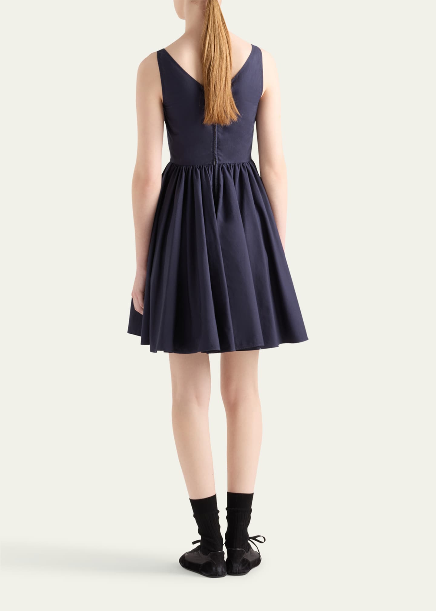 Prada Fit-Flare Mini Dress Image 3 of 3