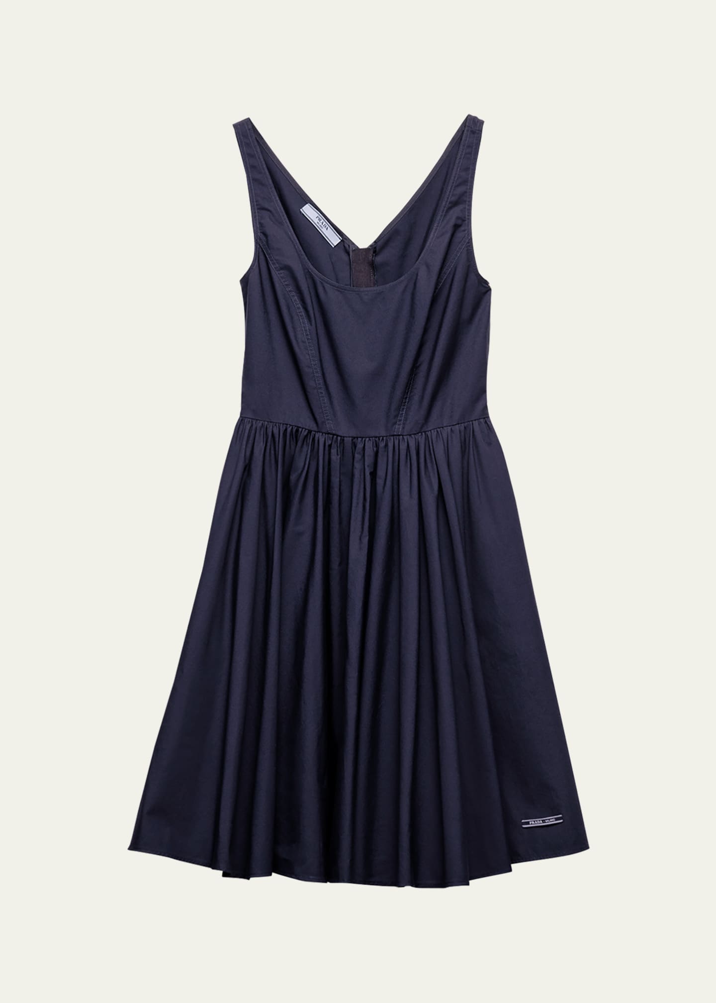 Prada Fit-Flare Mini Dress Image 1 of 3