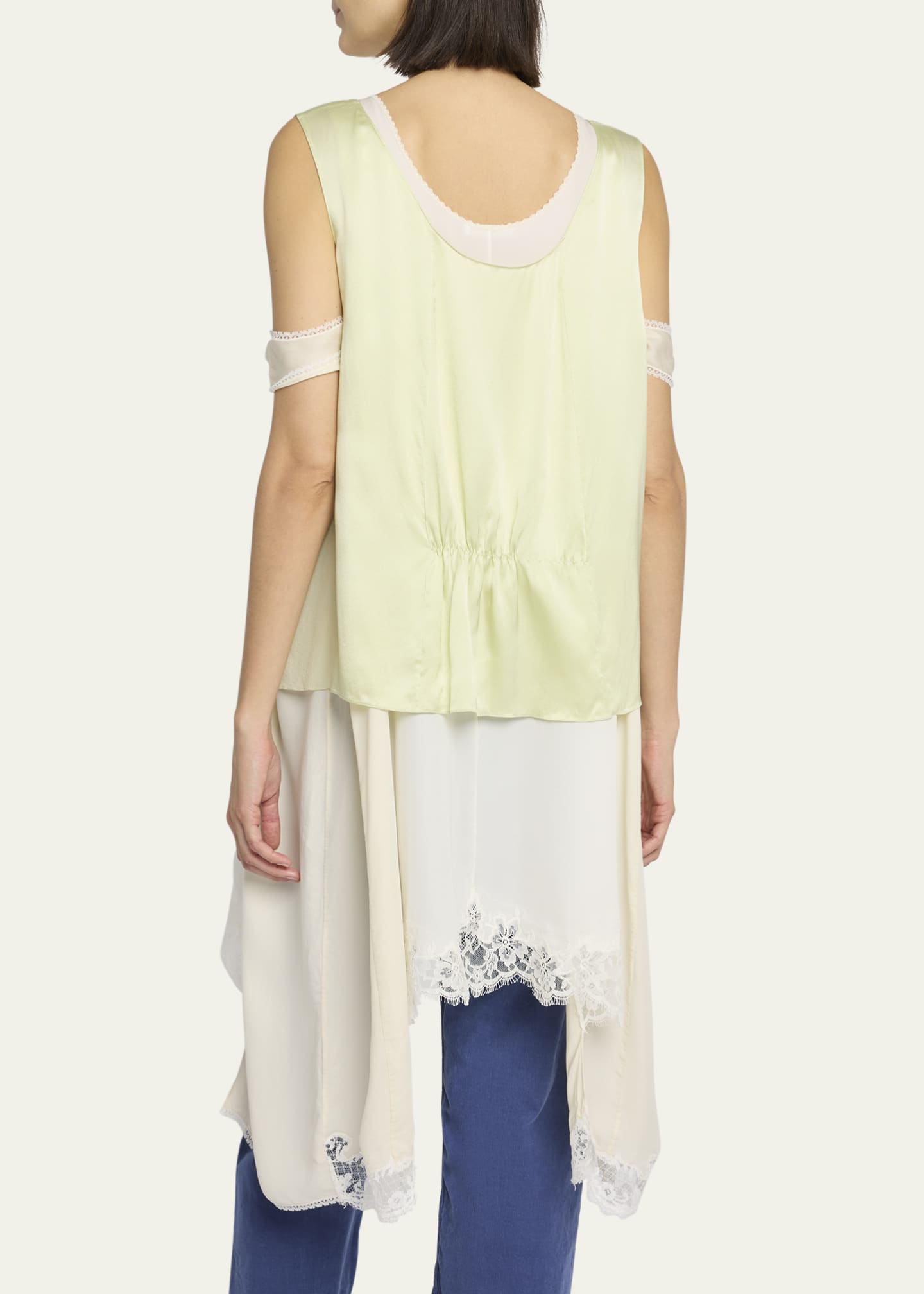 THE ROW Dinara Boxy Silk Top Image 3 of 5
