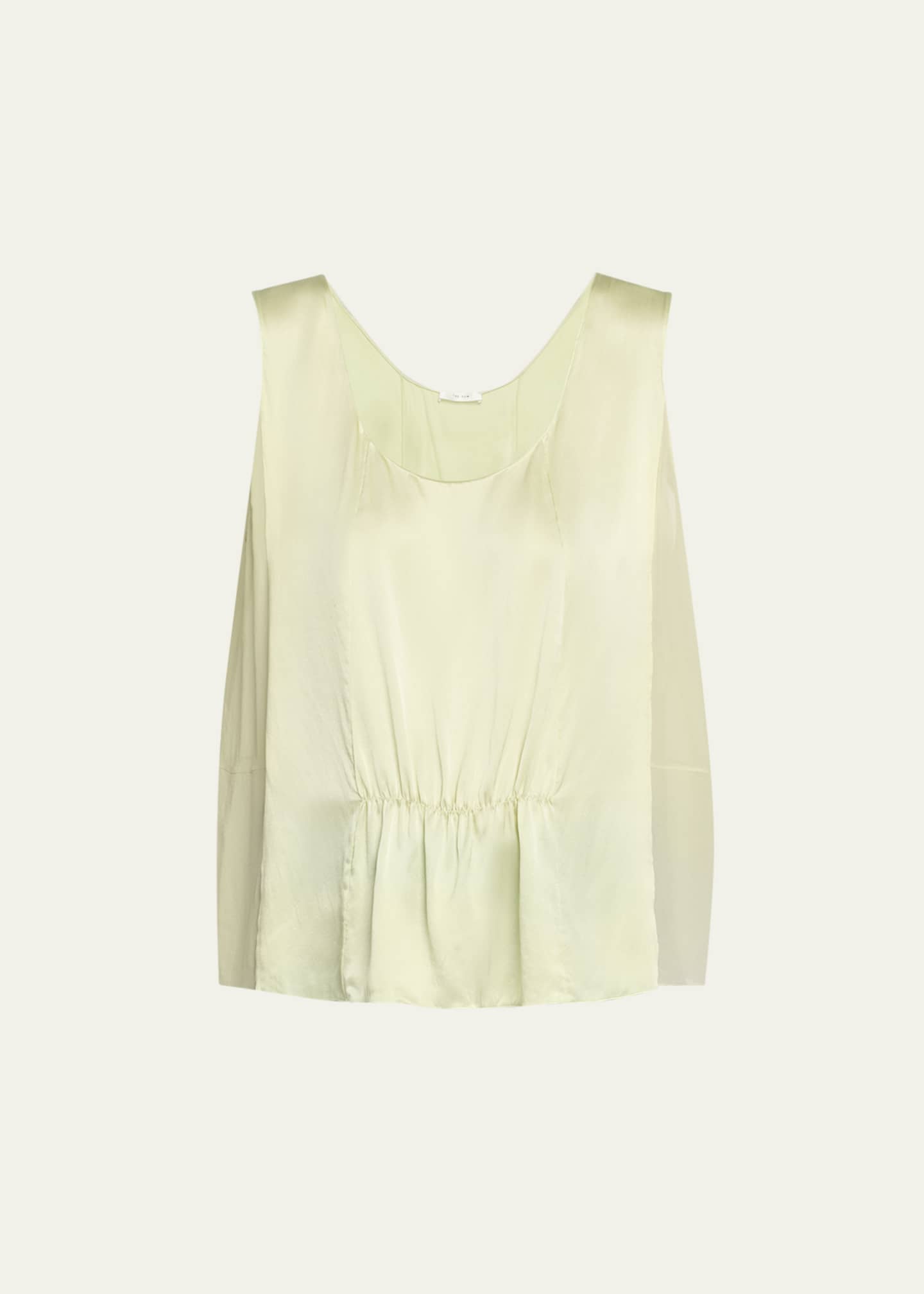 THE ROW Dinara Boxy Silk Top Image 1 of 5