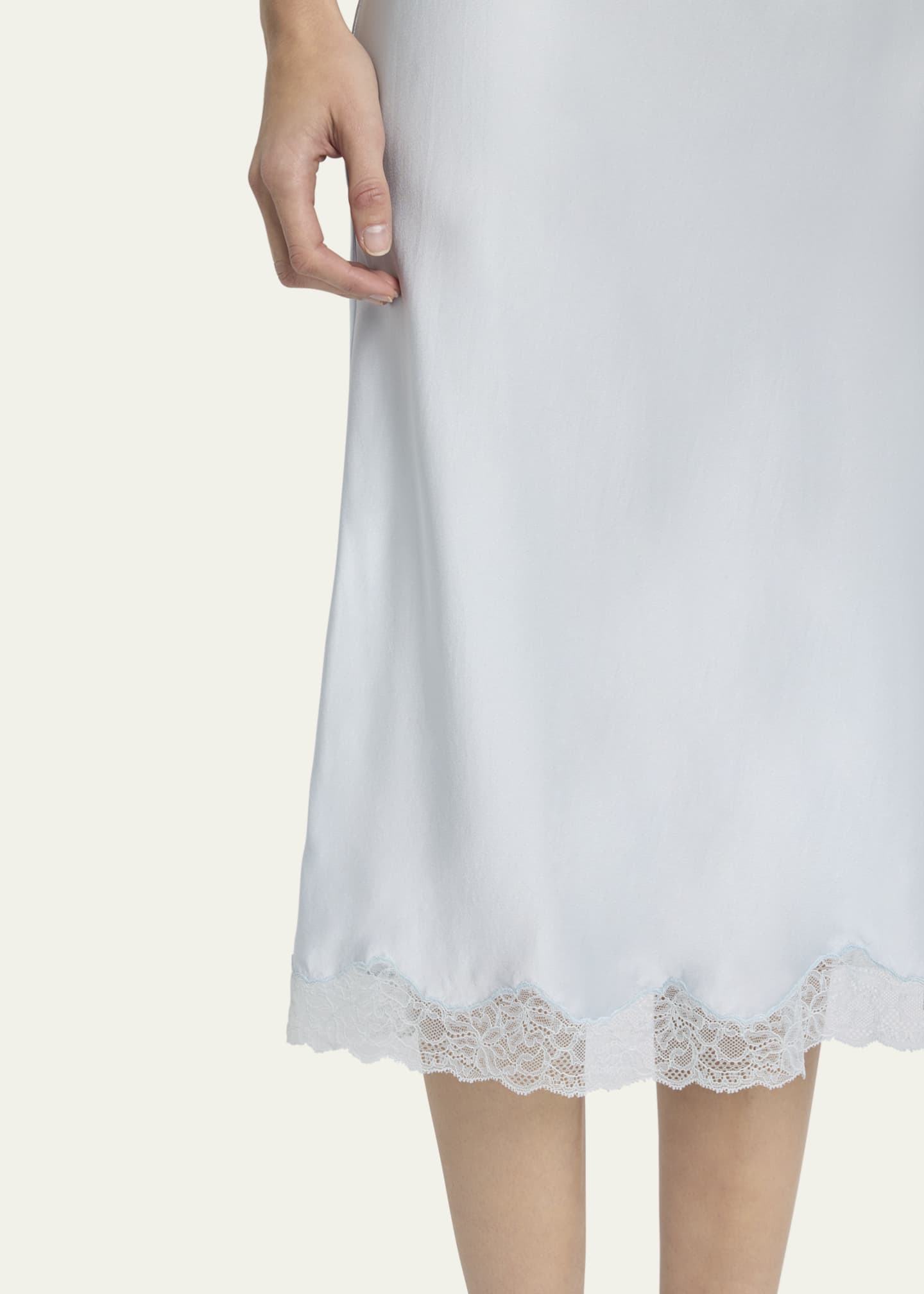 THE ROW Irene Silk Slip Skirt Image 5 of 5