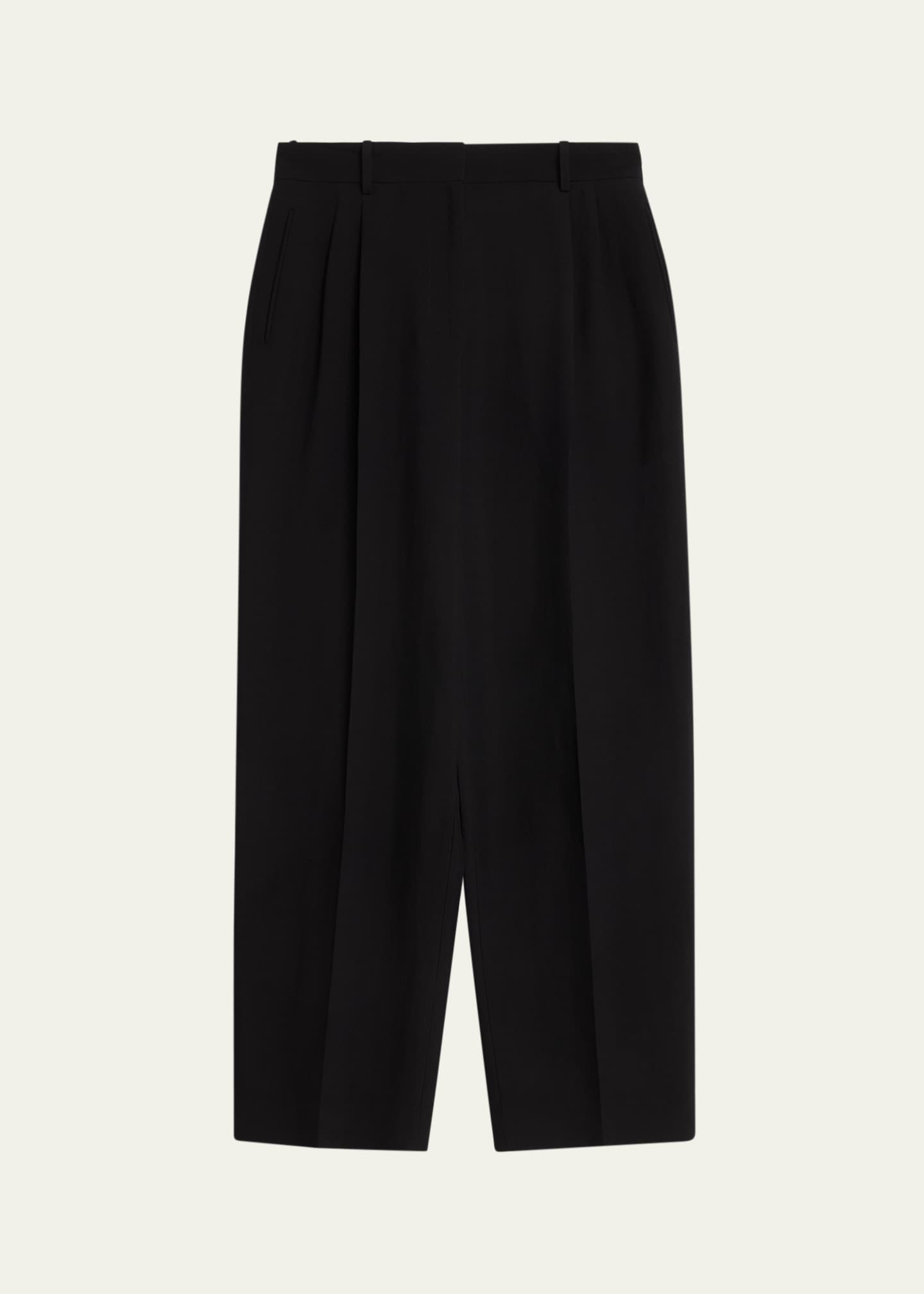 【関税込み】the row Lilas' pants THE ROW Lilas Pleated Straight-Leg Pants - Bergdorf Goodman