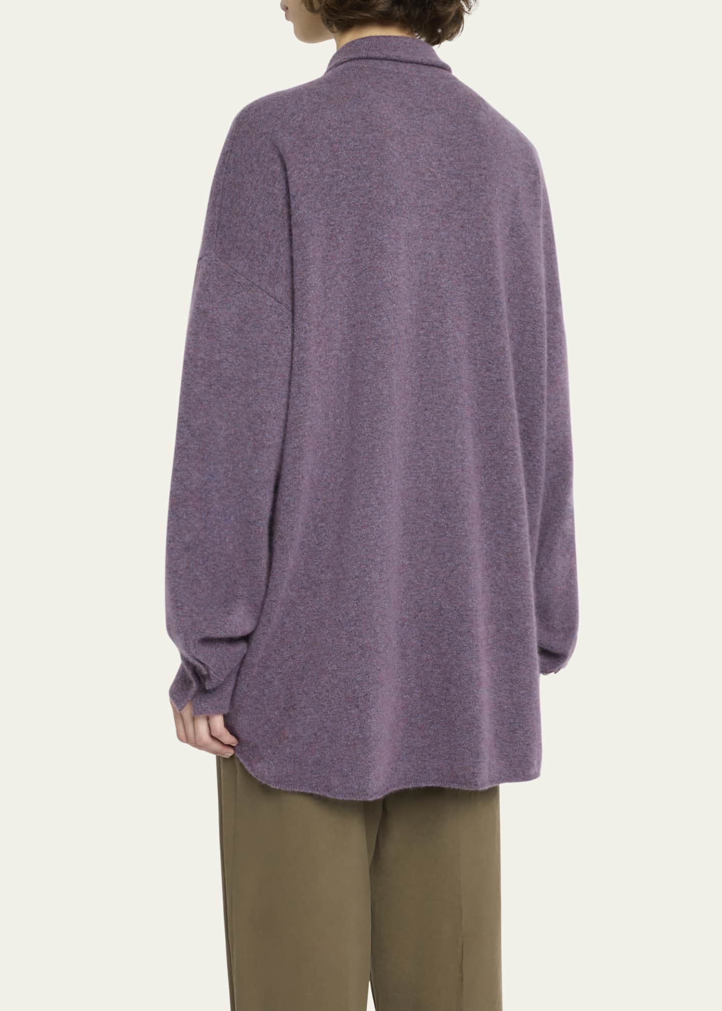 Tシャツ・カットソー [The Row] Janak Top in Silk, Cashmere, and Cotton Janak Top Grey in Silk, Cashmere, and Cotton – The Row