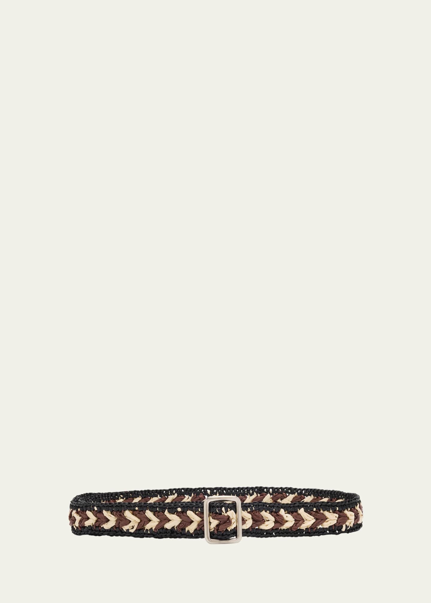 THE ROW Ana Raffia Belt Image 1 of 2