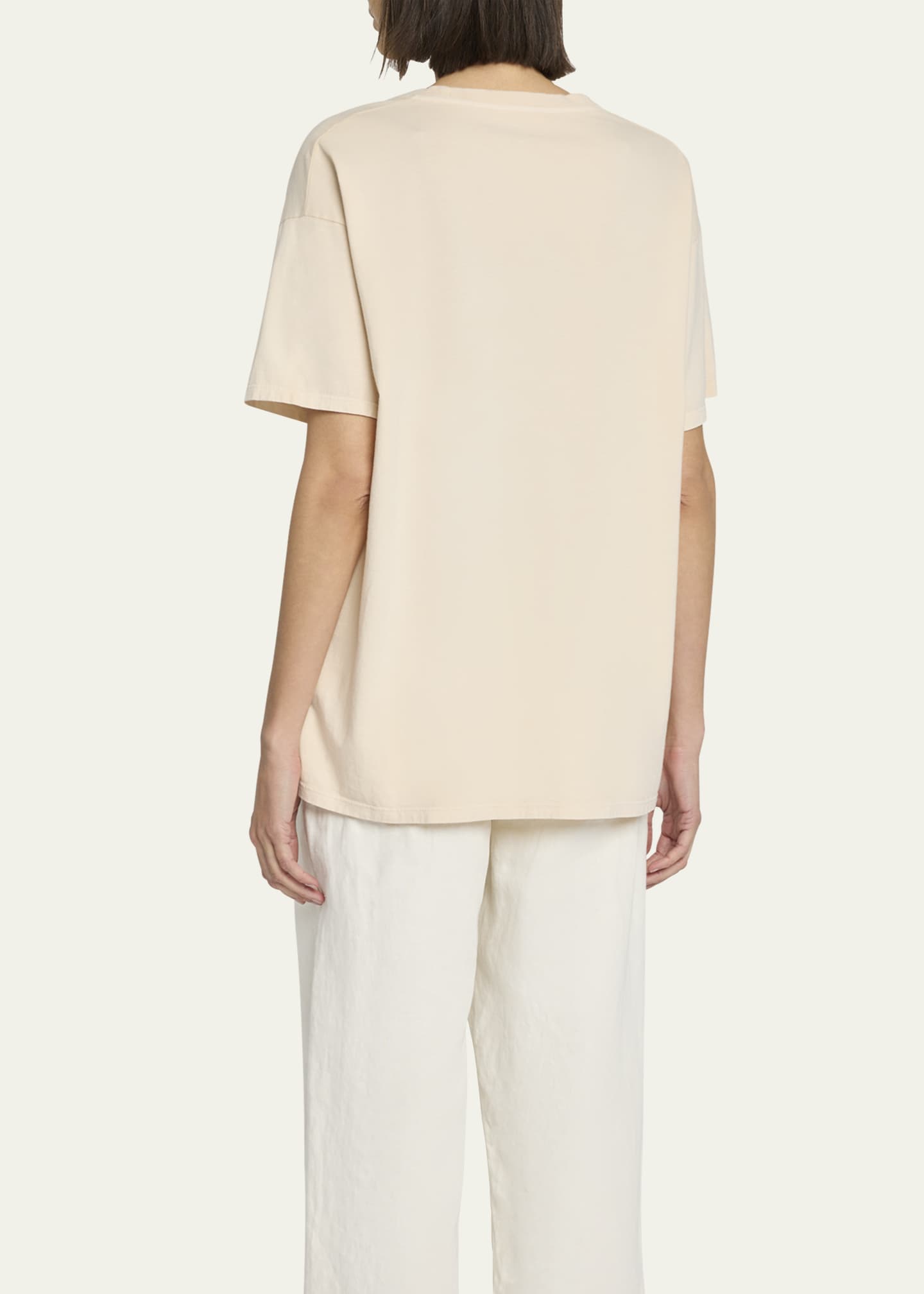 THE ROW Nadina Oversized Short-Sleeve Top Image 3 of 5