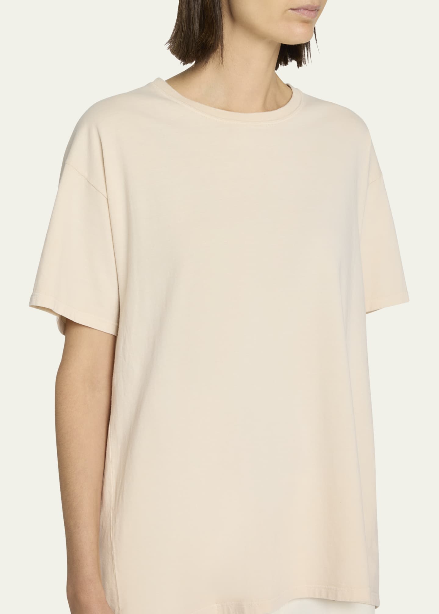 THE ROW Nadina Oversized Short-Sleeve Top Image 5 of 5