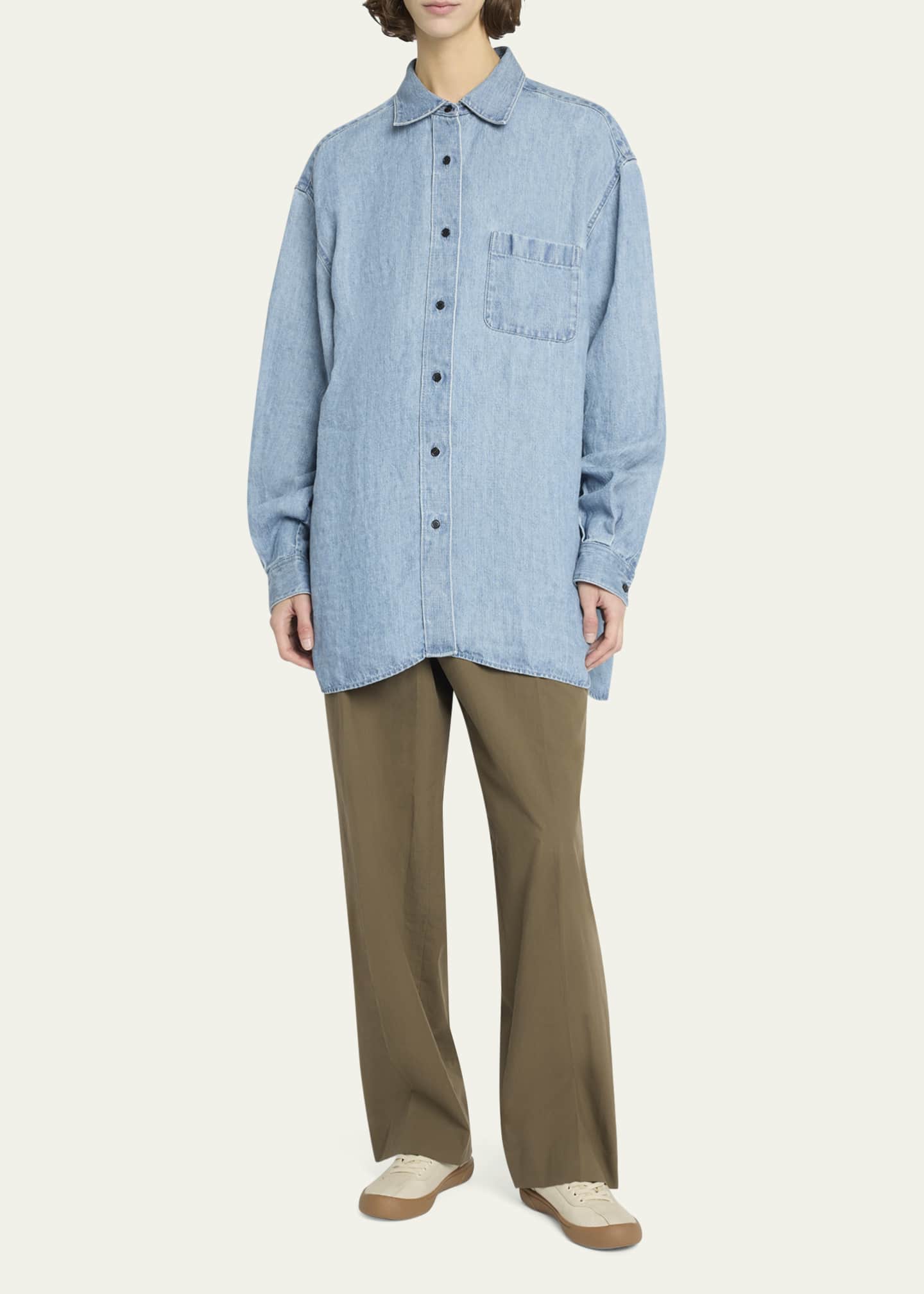 THE ROW Lilas Pleated Tapered Pants Image 2 of 5