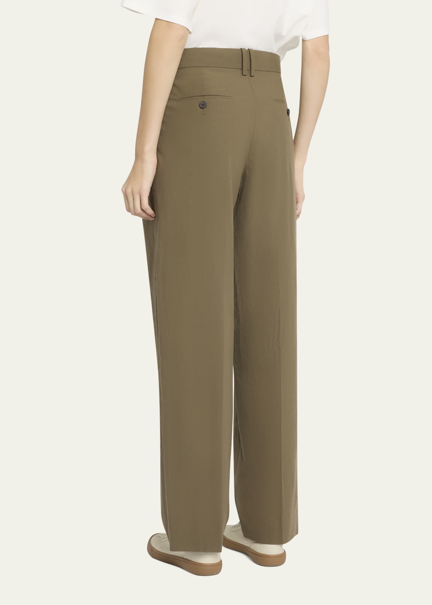 THE ROW Lilas Pleated Tapered Pants Image 3 of 5