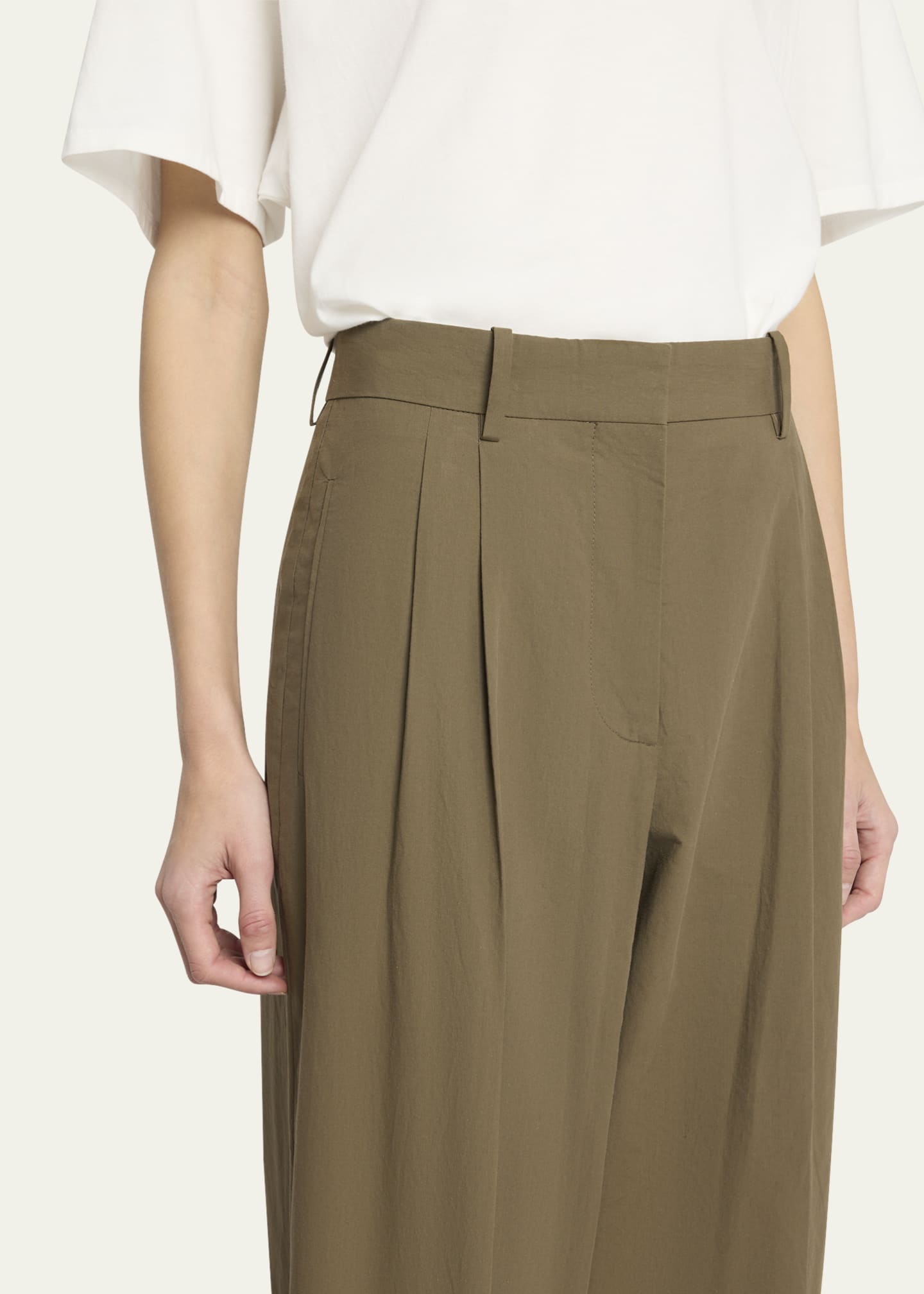 THE ROW Lilas Pleated Tapered Pants Image 5 of 5