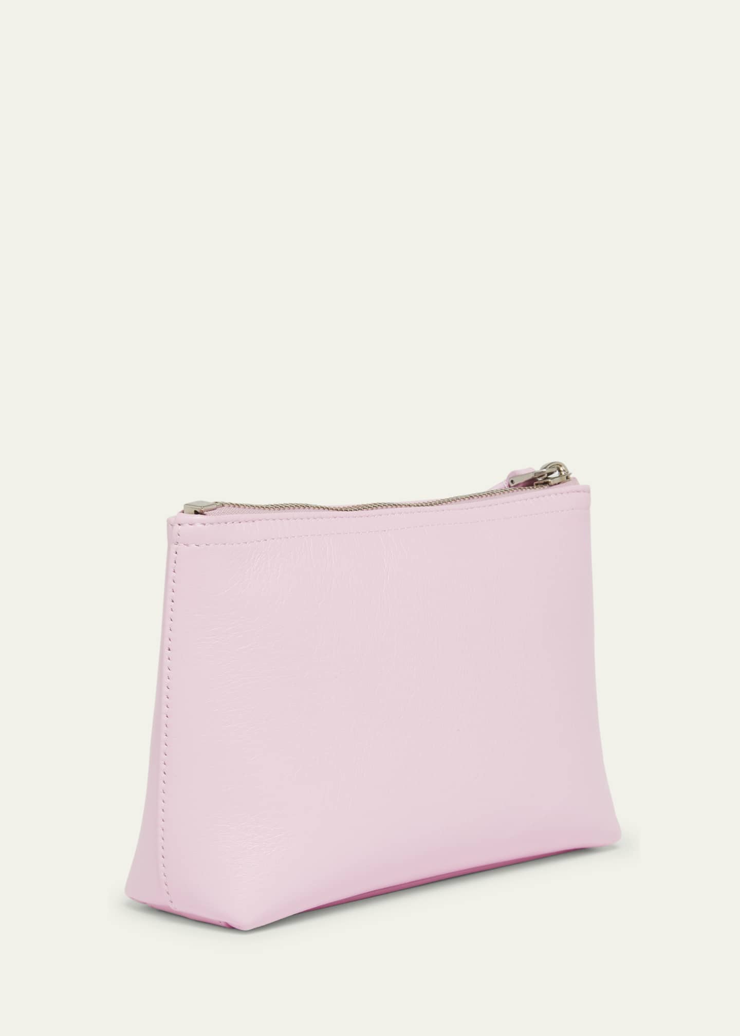 Givenchy Voyou Small Pouch Bag in Leather with Buckle and Heart Lock Wristlet Image 3 of 6