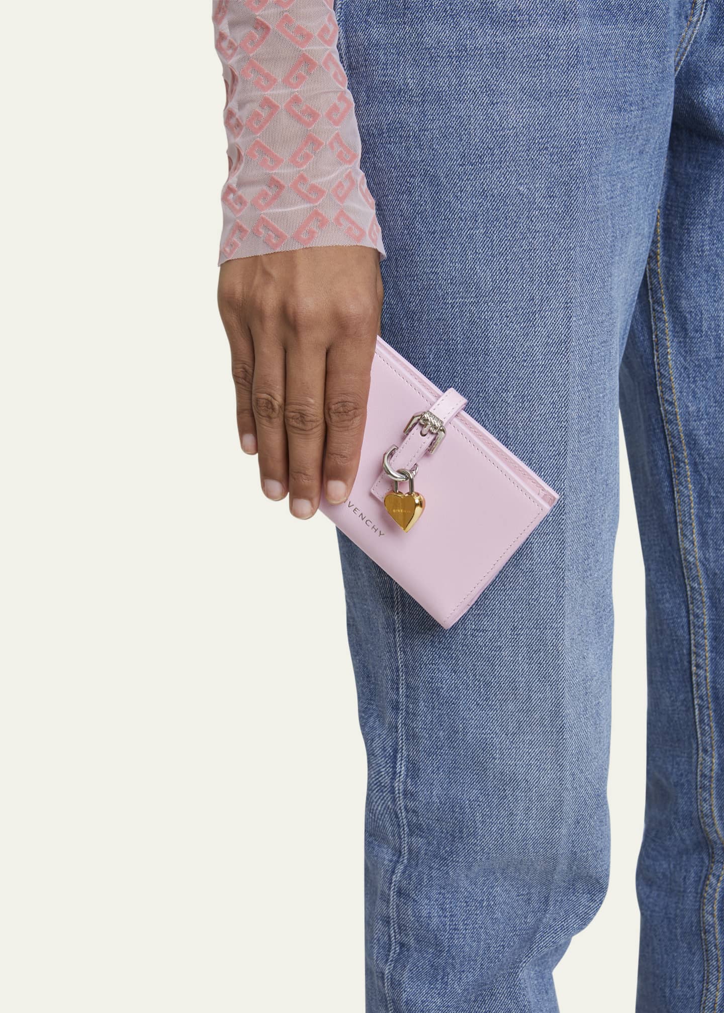 Givenchy Voyou Bifold Wallet in Leather Image 2 of 4
