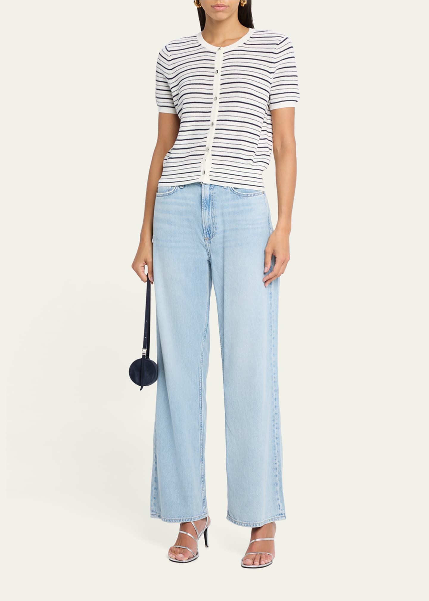 Rag & Bone Featherweight Logan Mid-Rise Wide Relaxed Jeans Image 2 of 5