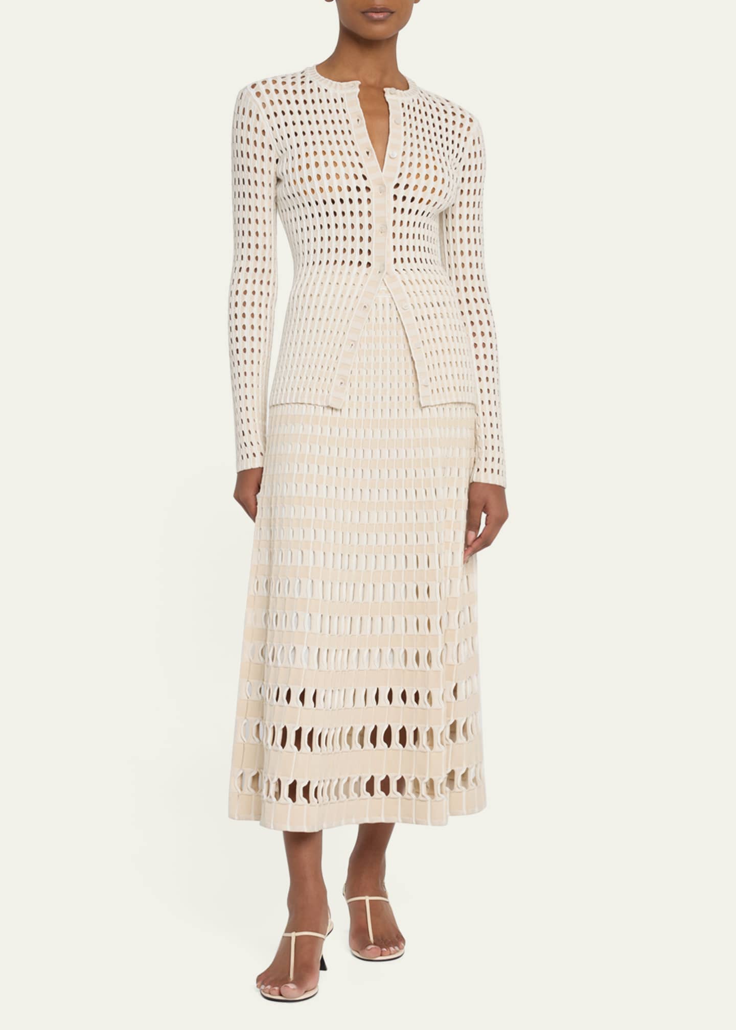 SIMKHAI Larken Midi Skirt Image 2 of 5