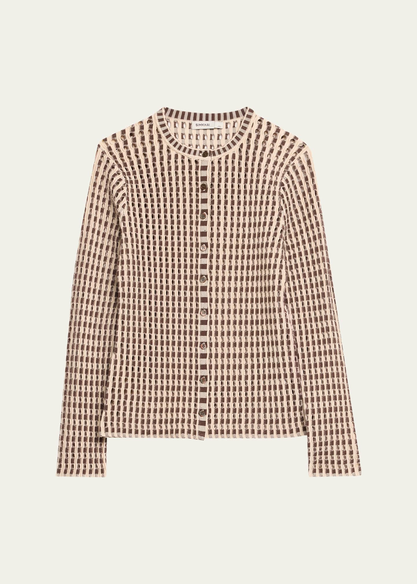 【極美品】SYUMAN×PLATEAU Cigarette Cardigan SIMKHAI Gracen Cardigan - Bergdorf Goodman