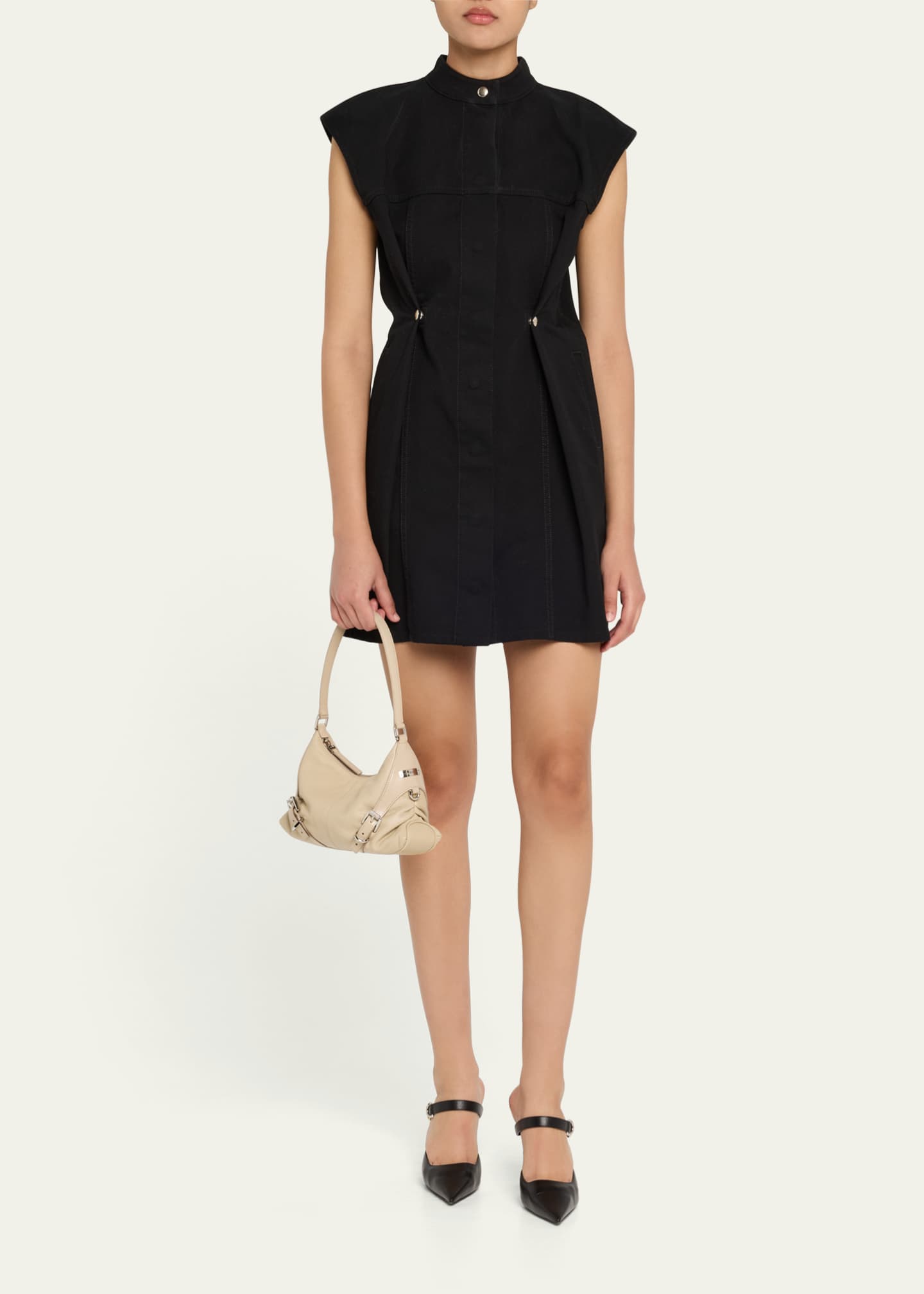 Givenchy Voyou Harness Shoulder Bag in Smooth Leather Image 5 of 6