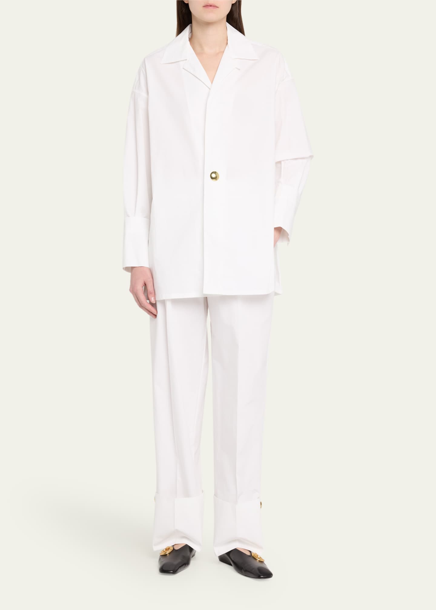DARKPARK Jodie Poplin Tunic Shirt Image 2 of 5