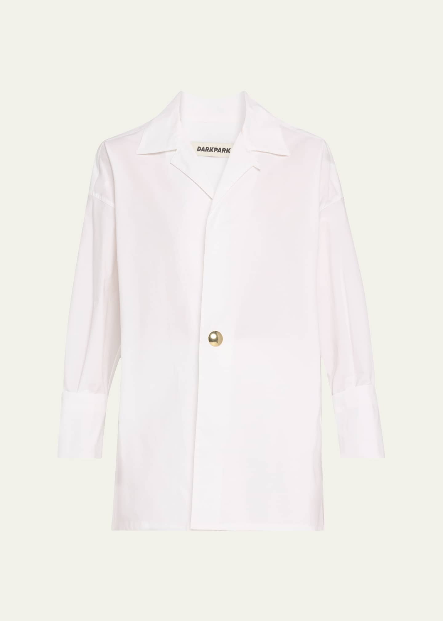 DARKPARK Jodie Poplin Tunic Shirt Image 1 of 5