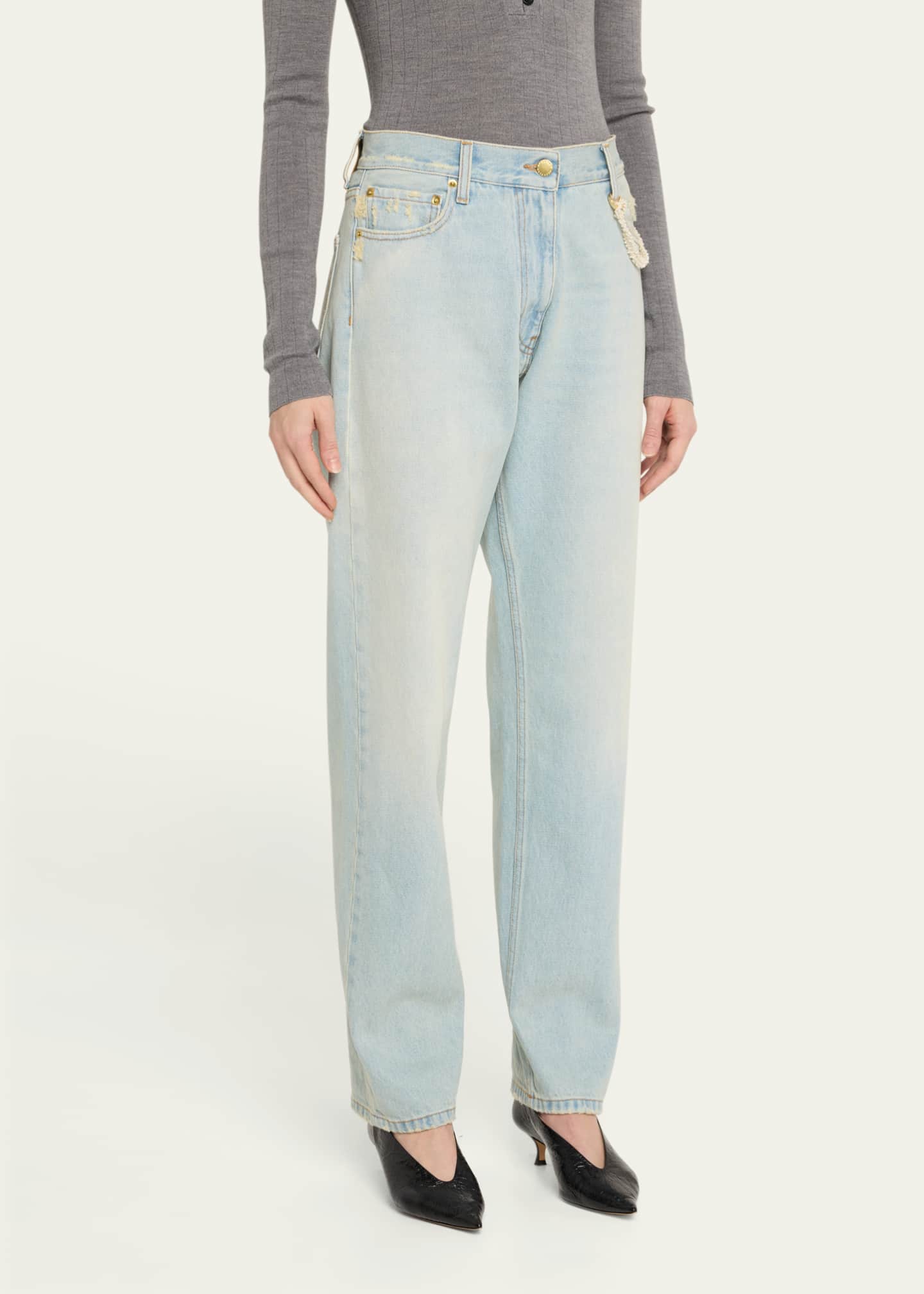 DARKPARK Naomi Boyfriend Jeans with Chain Image 4 of 5