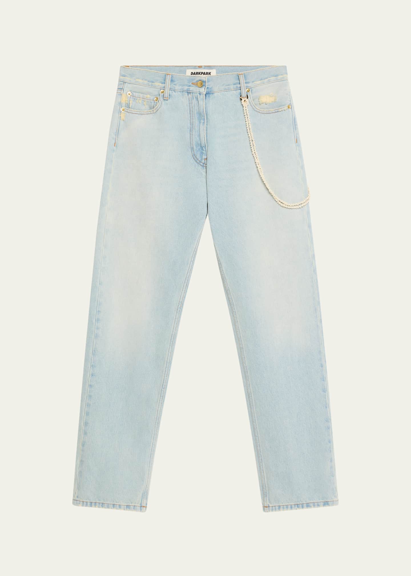 DARKPARK Naomi Boyfriend Jeans with Chain Image 1 of 5