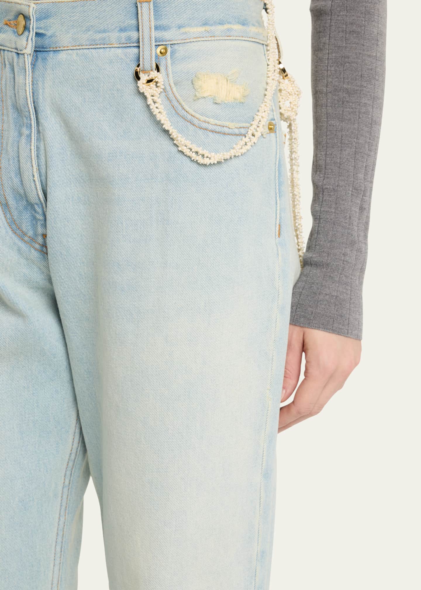 DARKPARK Naomi Boyfriend Jeans with Chain Image 5 of 5