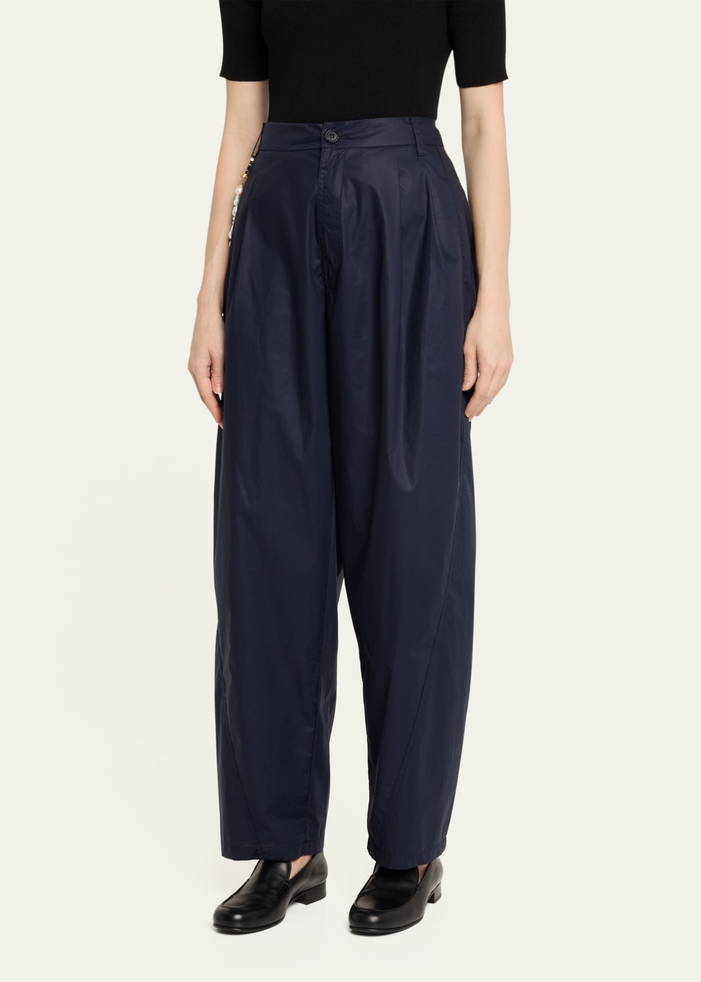 DARKPARK Women's Pants Phebe White