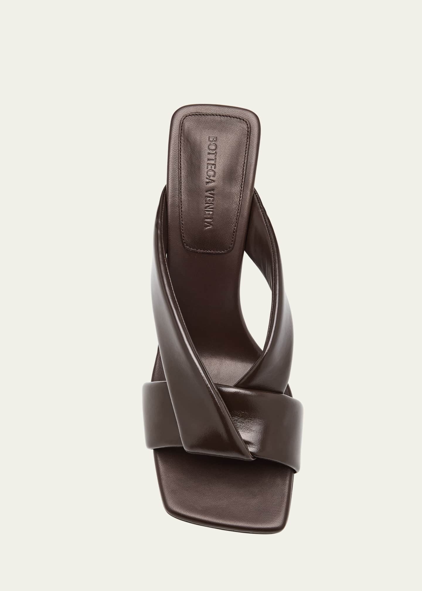Bottega Veneta Criss Cross Padded Leather Slide Sandals - Bergdorf