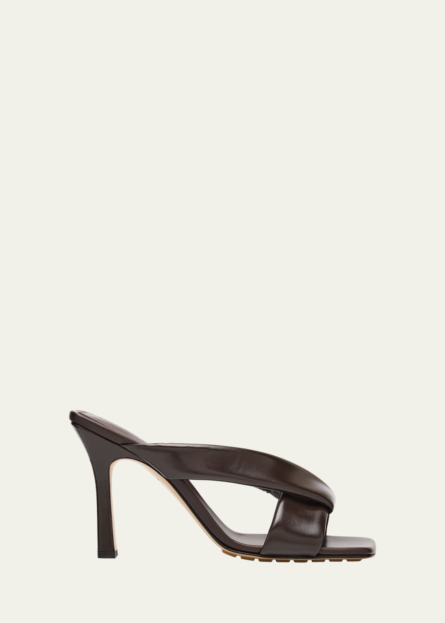 Bottega Veneta Criss Cross Padded Leather Slide Sandals - Bergdorf