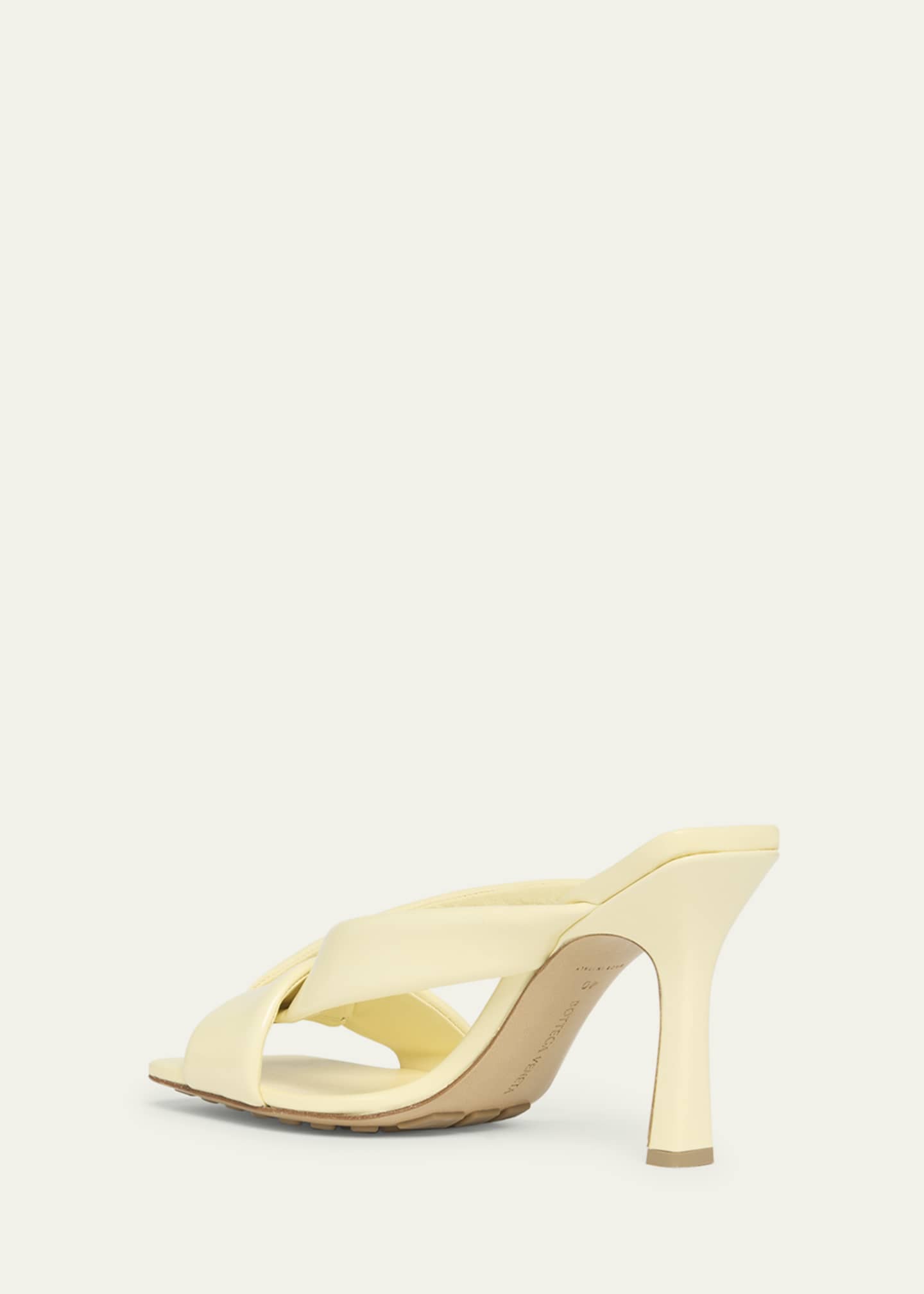 Bottega Veneta Criss Cross Padded Leather Slide Sandals Image 4 of 6