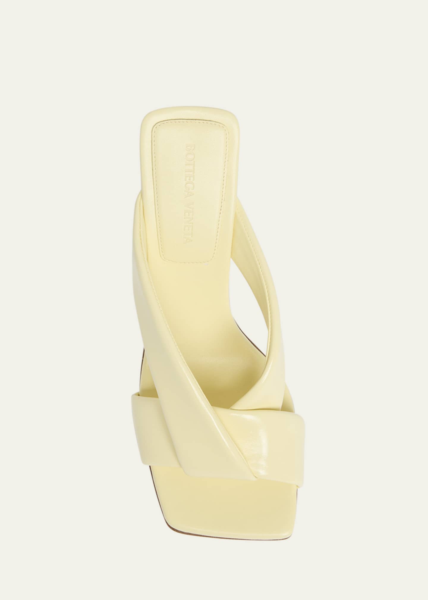 Bottega Veneta Criss Cross Padded Leather Slide Sandals Image 6 of 6