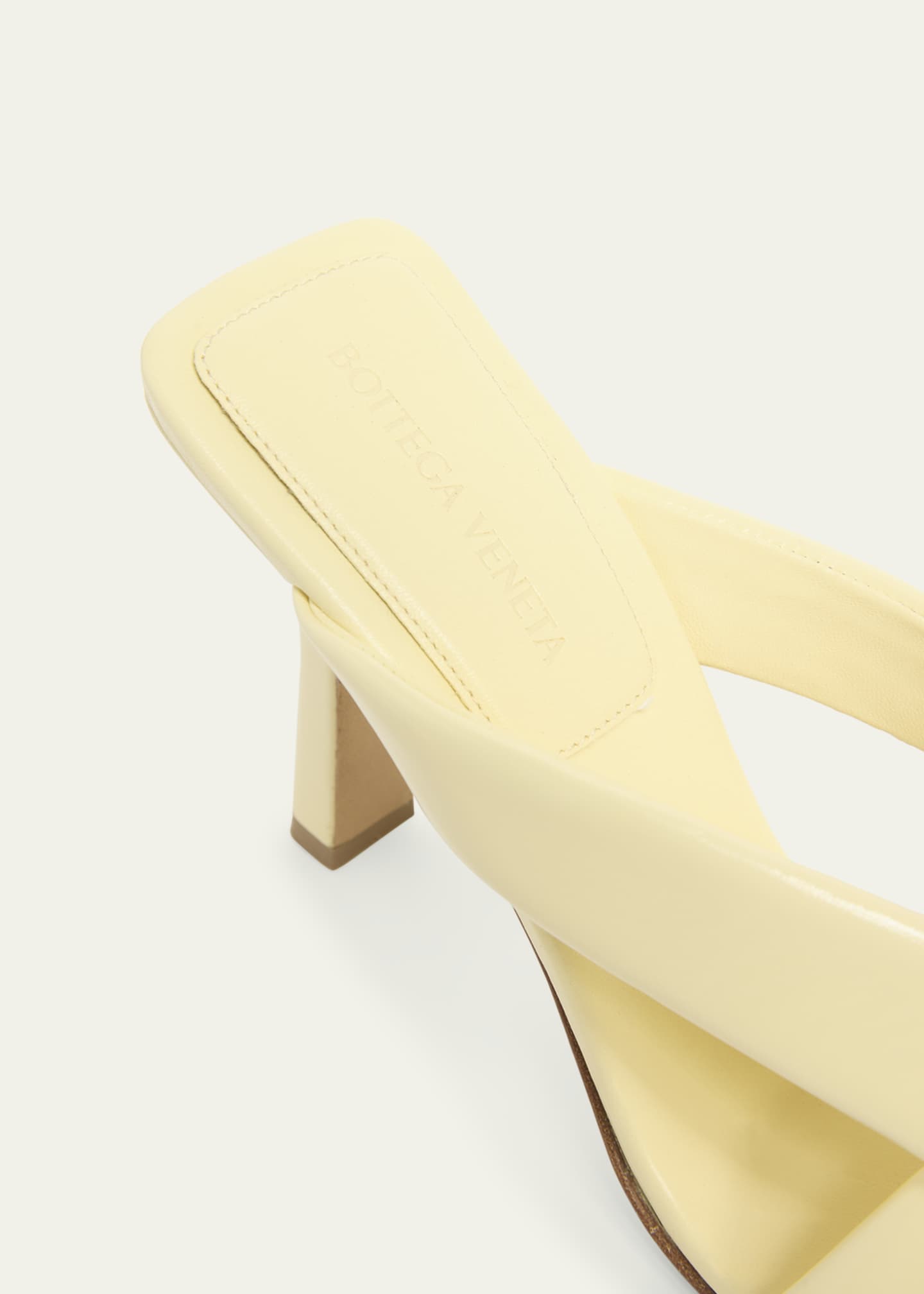 Bottega Veneta Criss Cross Padded Leather Slide Sandals Image 5 of 6
