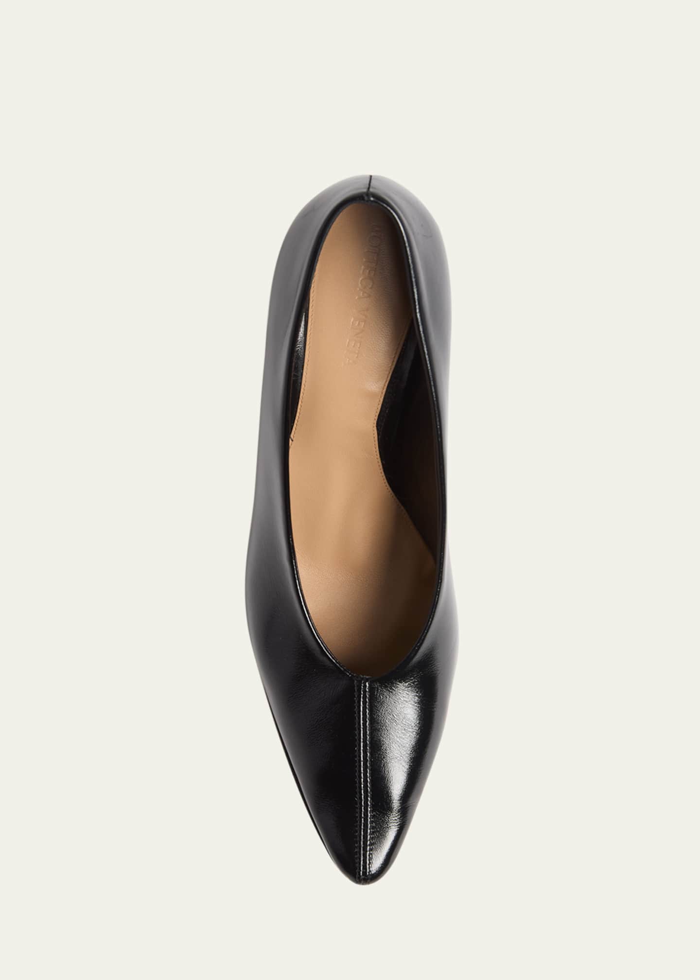 Bottega Veneta Leather Stiletto Sporty Pumps Image 6 of 6