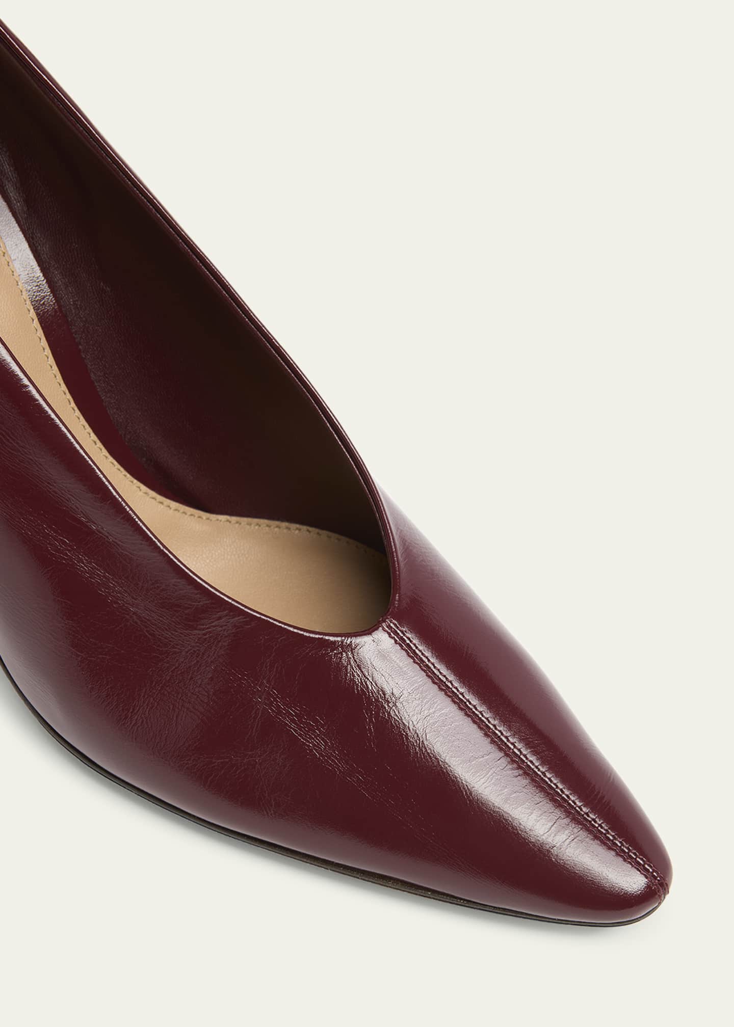Bottega Veneta Leather Stiletto Sporty Pumps Image 5 of 6