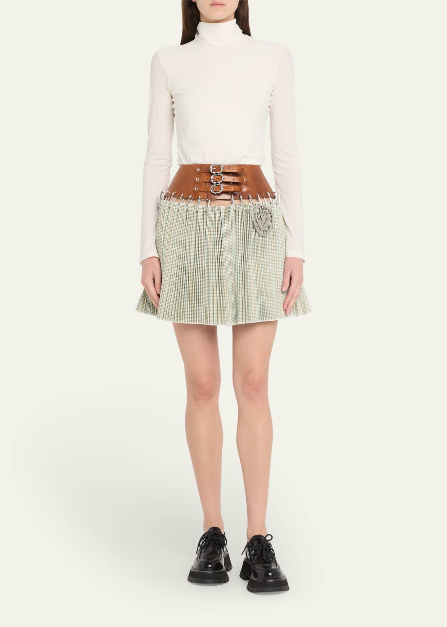Chopova Lowena Sonny Mini Carabiner Skirt Image 2 of 5