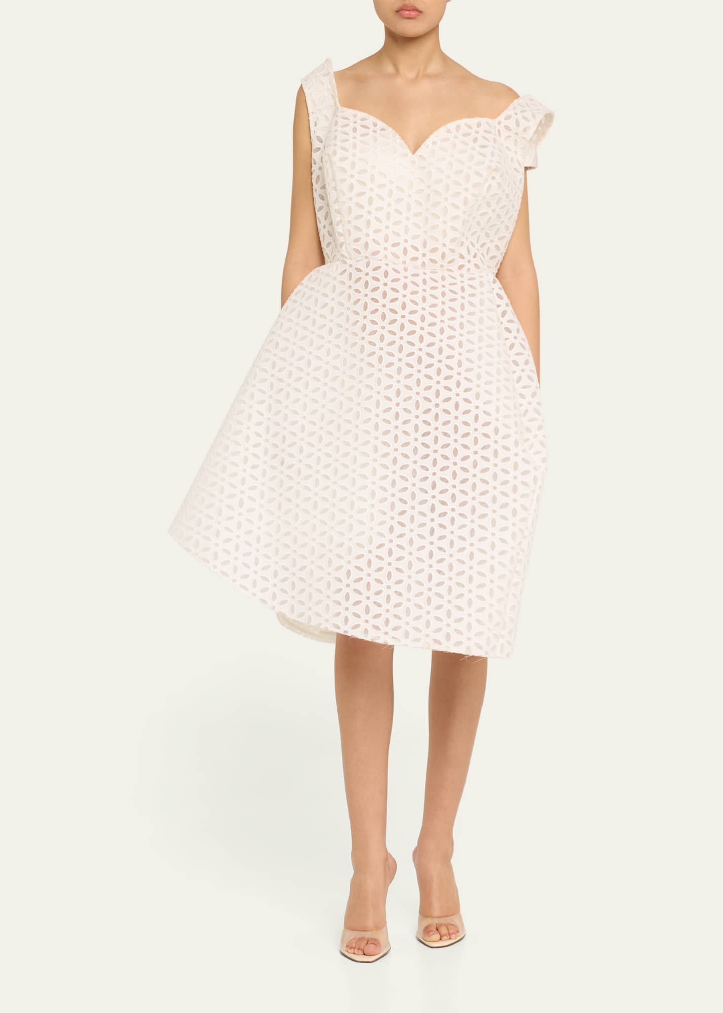 Marc Jacobs Runway Eyelet Structured Dress Image 2 of 5